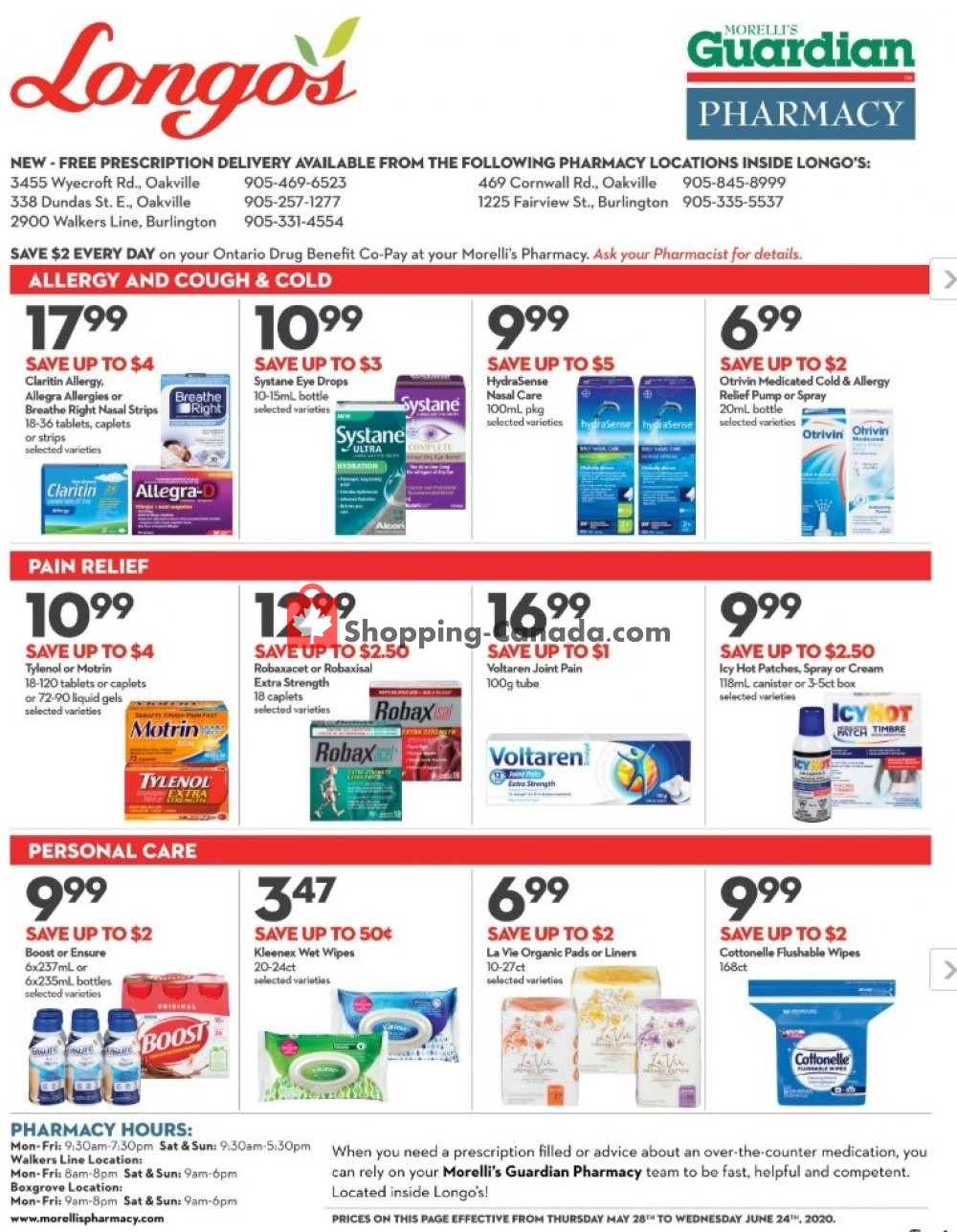 Longo’s flyer from Thursday May 28, 2020 to Wednesday June 24, 2020 - page 1