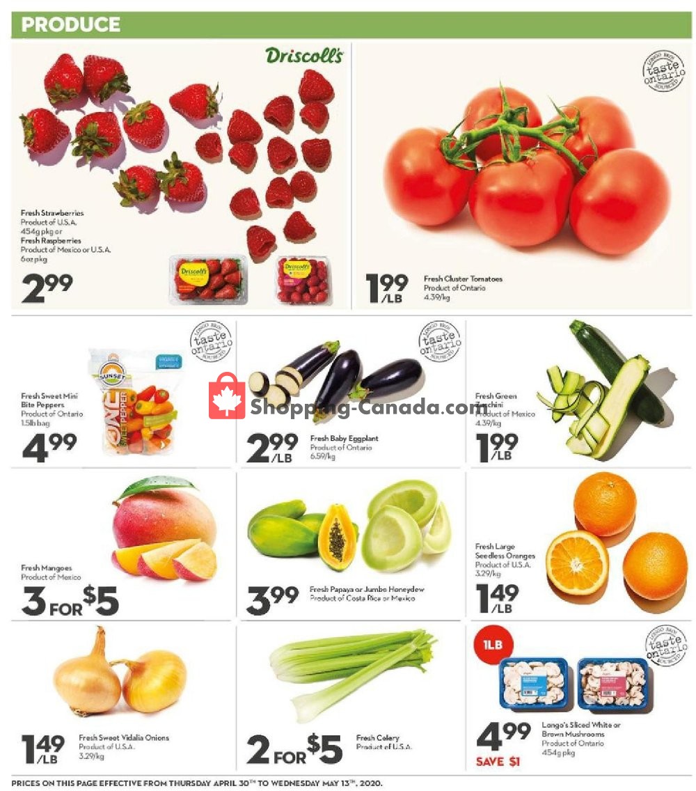 Longo’s flyer from Thursday April 30, 2020 to Wednesday May 13, 2020 - page 3