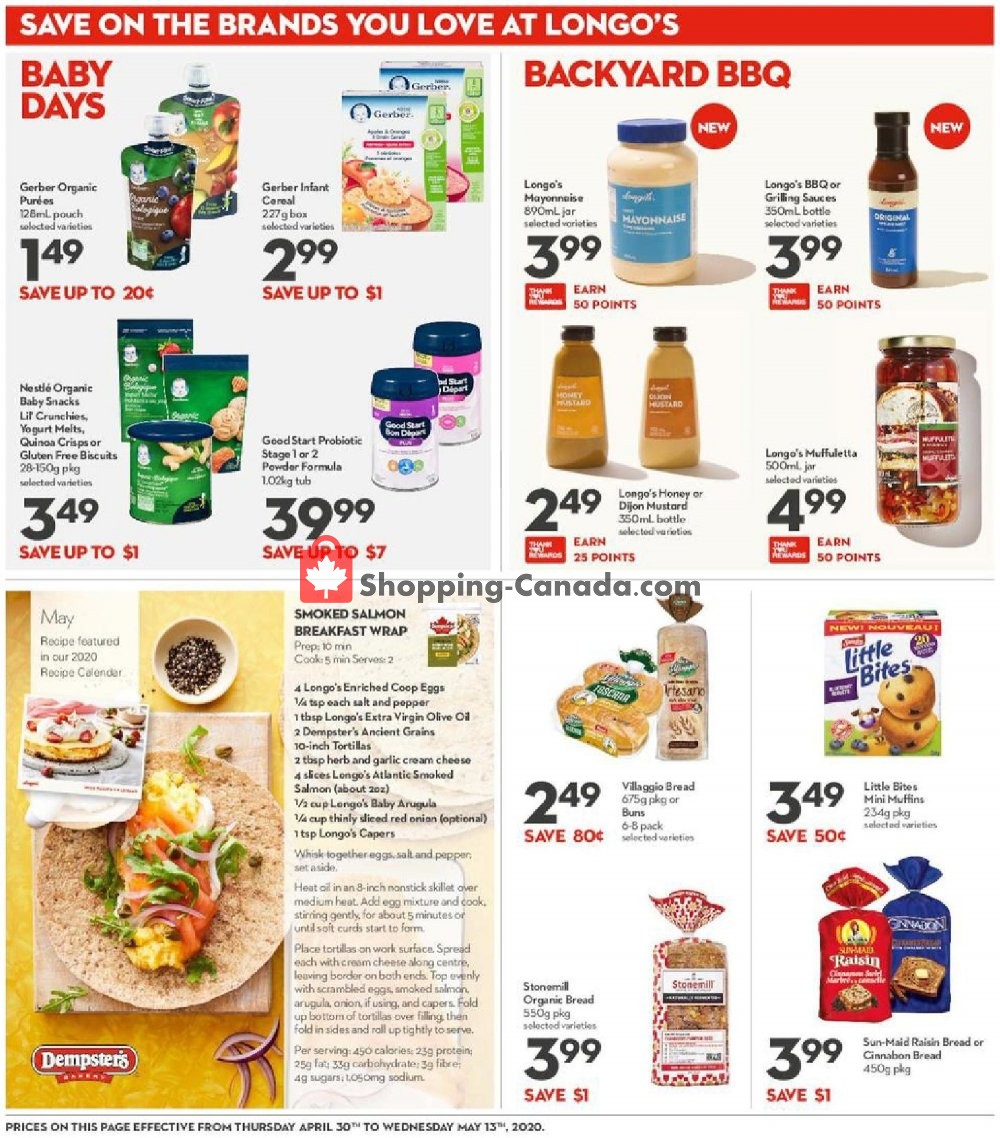 Longo’s flyer from Thursday April 30, 2020 to Wednesday May 13, 2020 - page 8