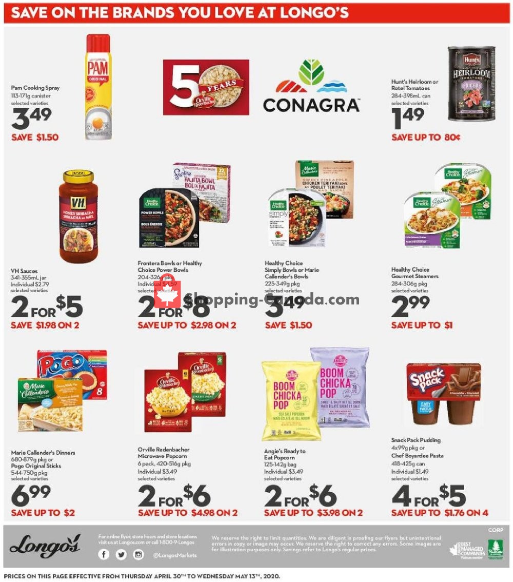 Longo’s flyer from Thursday April 30, 2020 to Wednesday May 13, 2020 - page 9