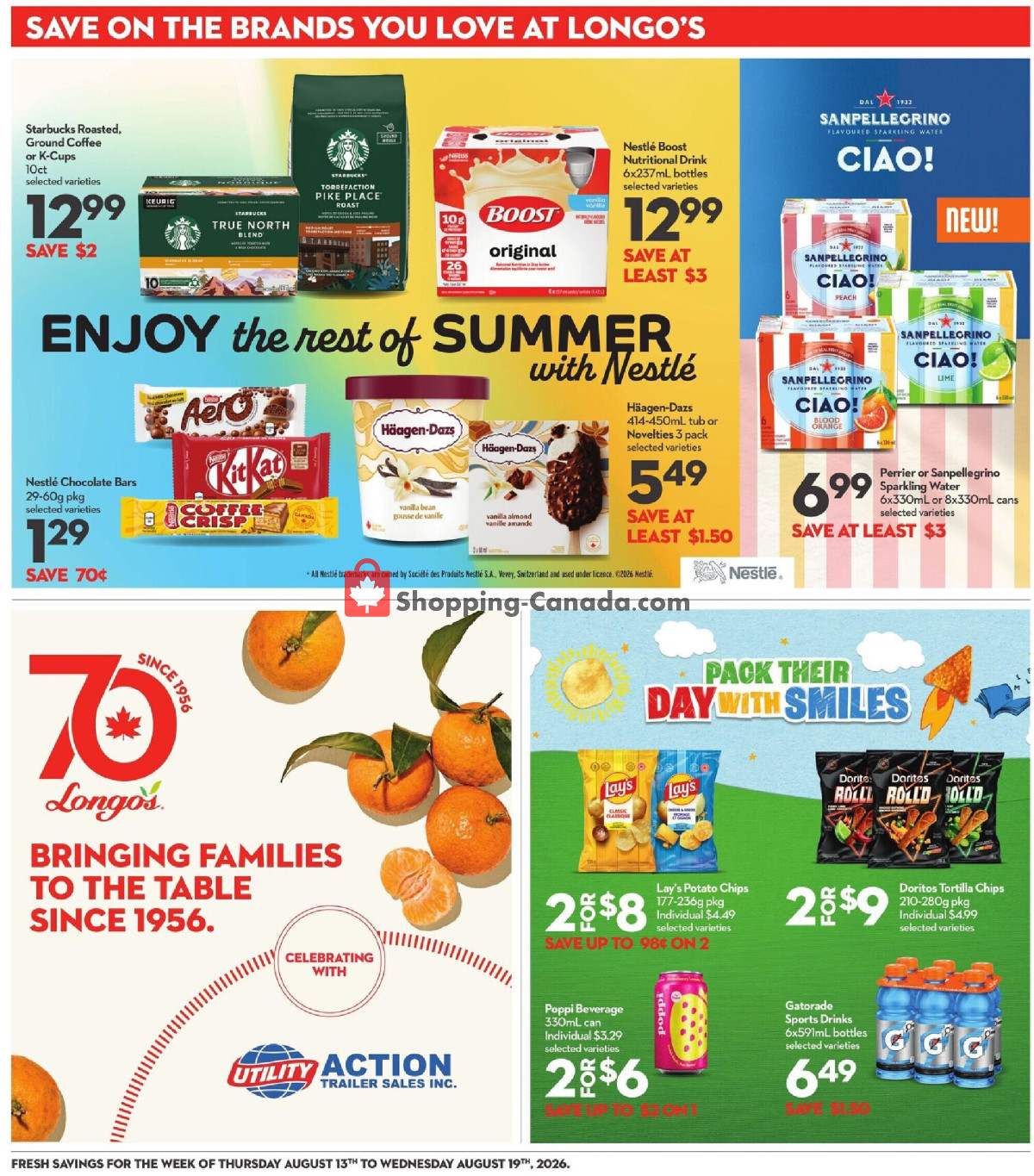 Longo’s flyer from Thursday August 13, 2026 to Wednesday August 19, 2026 - page 16