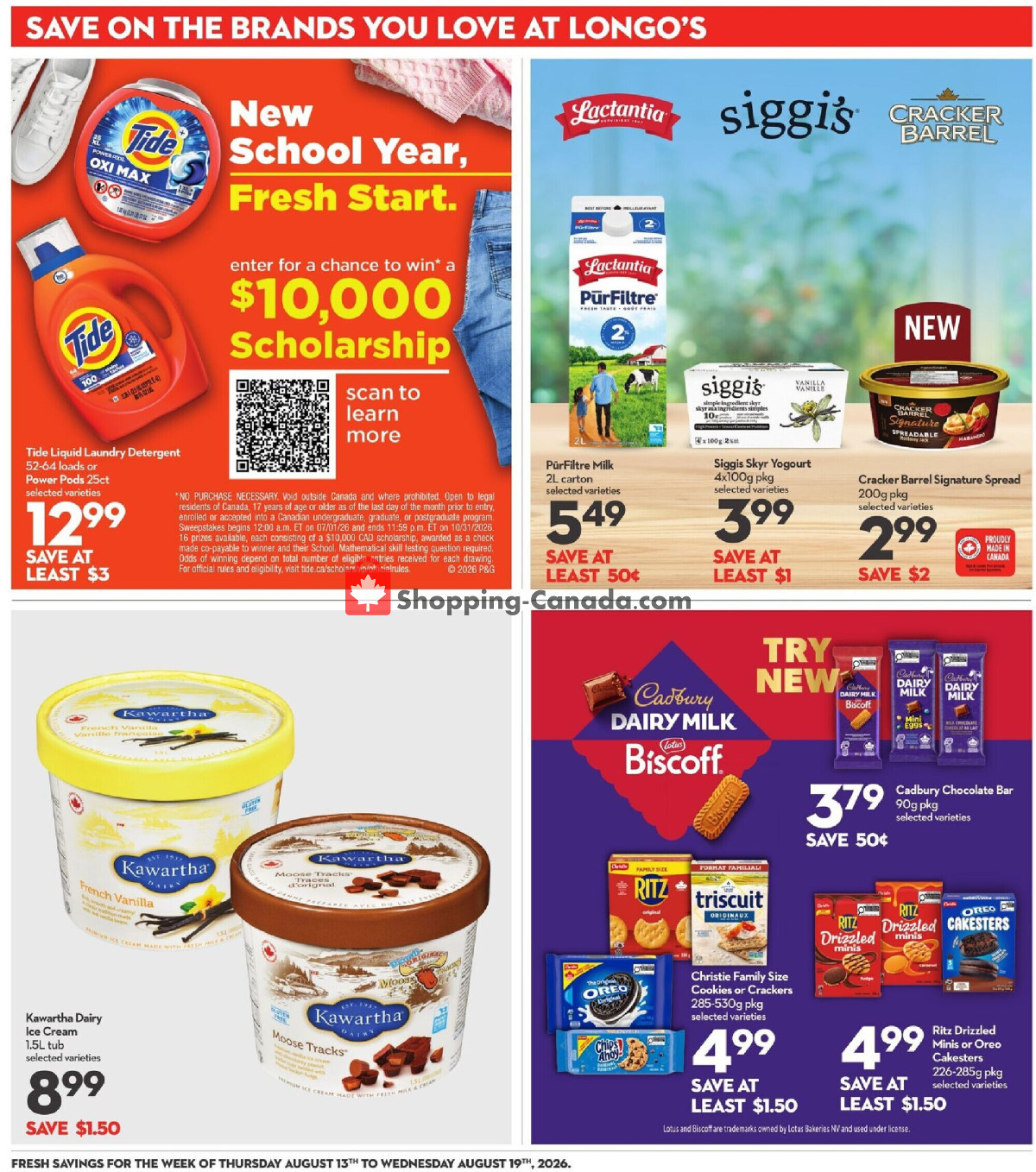 Longo’s flyer from Thursday August 13, 2026 to Wednesday August 19, 2026 - page 17