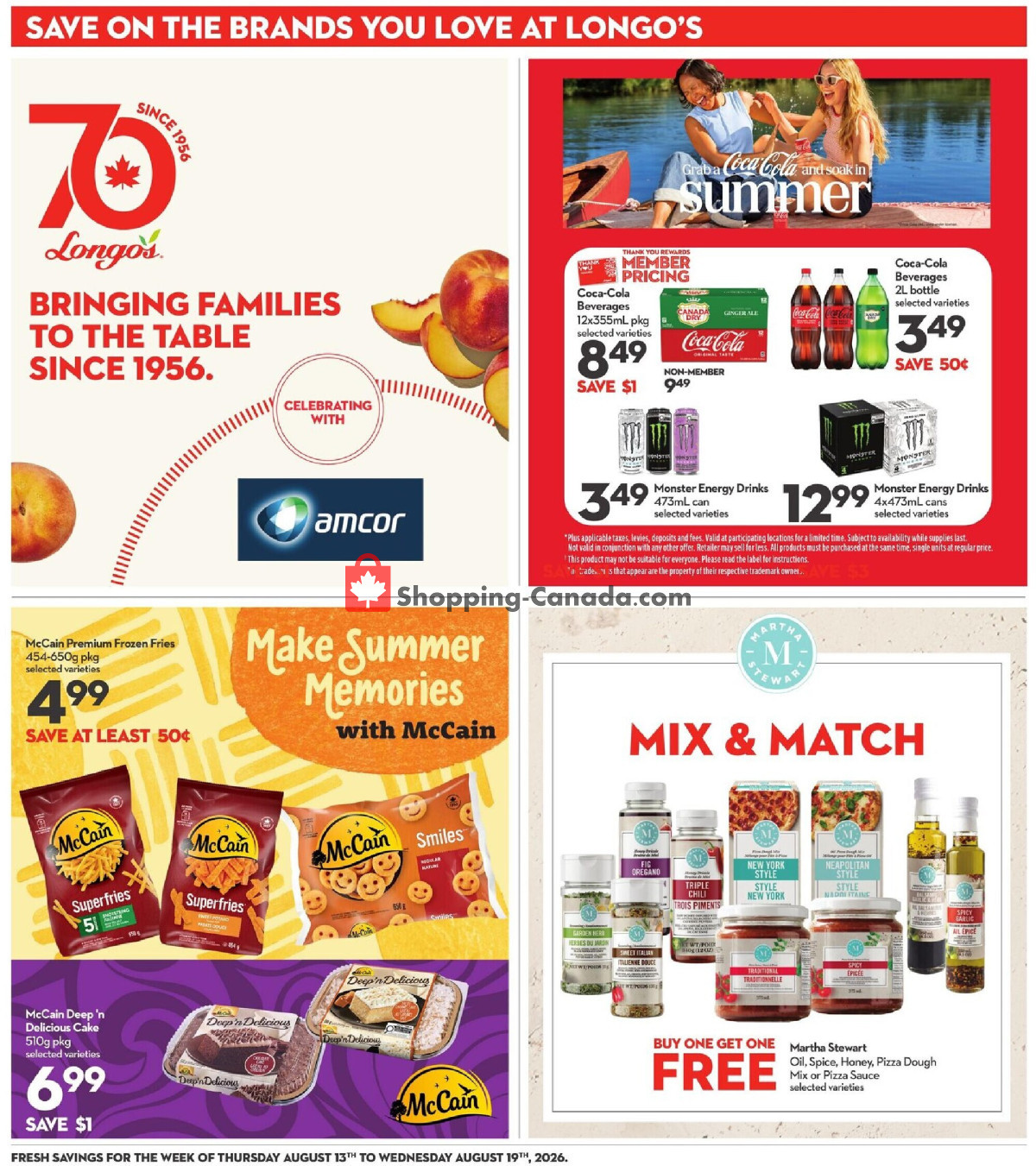 Longo’s flyer from Thursday August 13, 2026 to Wednesday August 19, 2026 - page 19