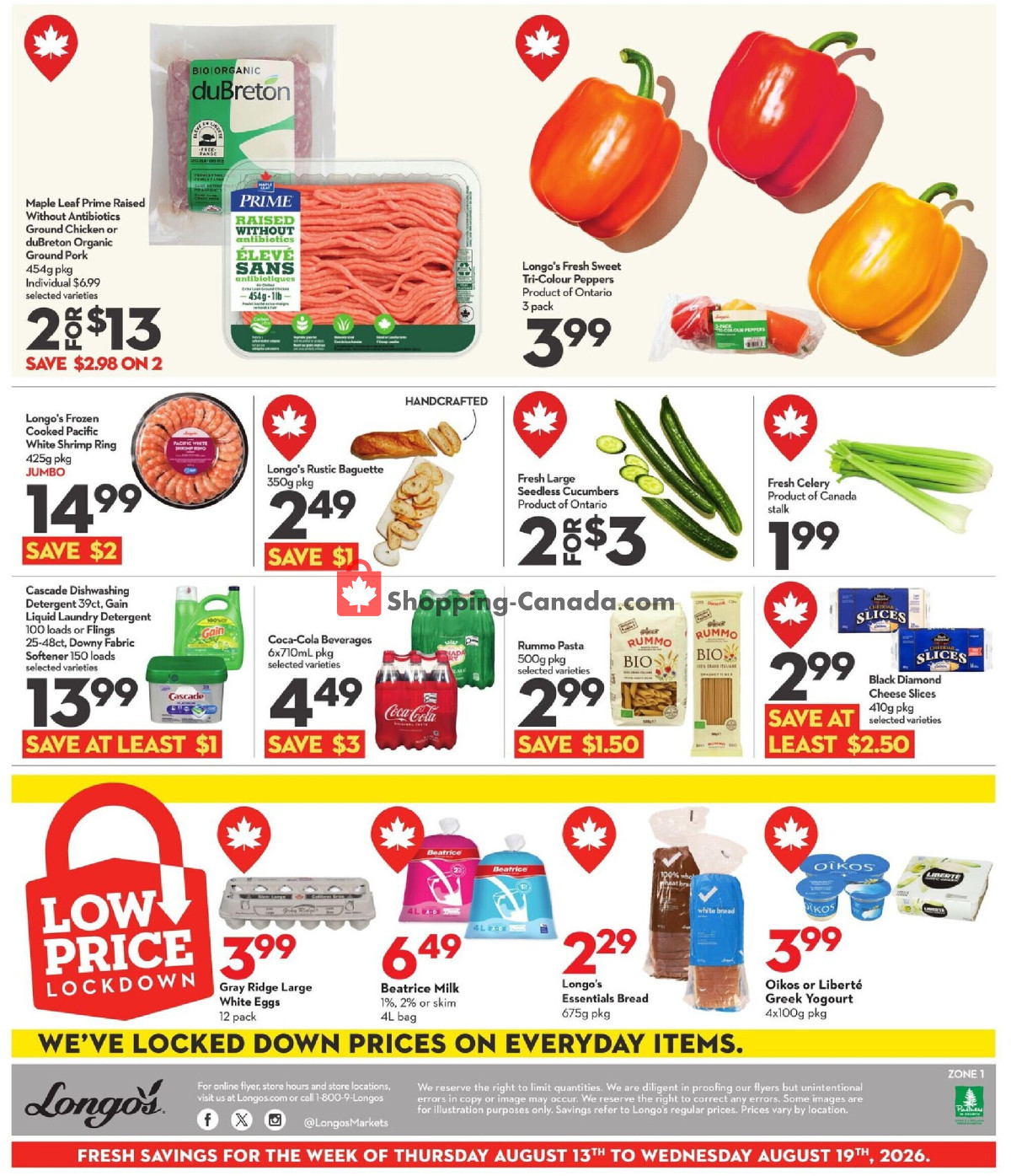 Longo’s flyer from Thursday August 13, 2026 to Wednesday August 19, 2026 - page 3