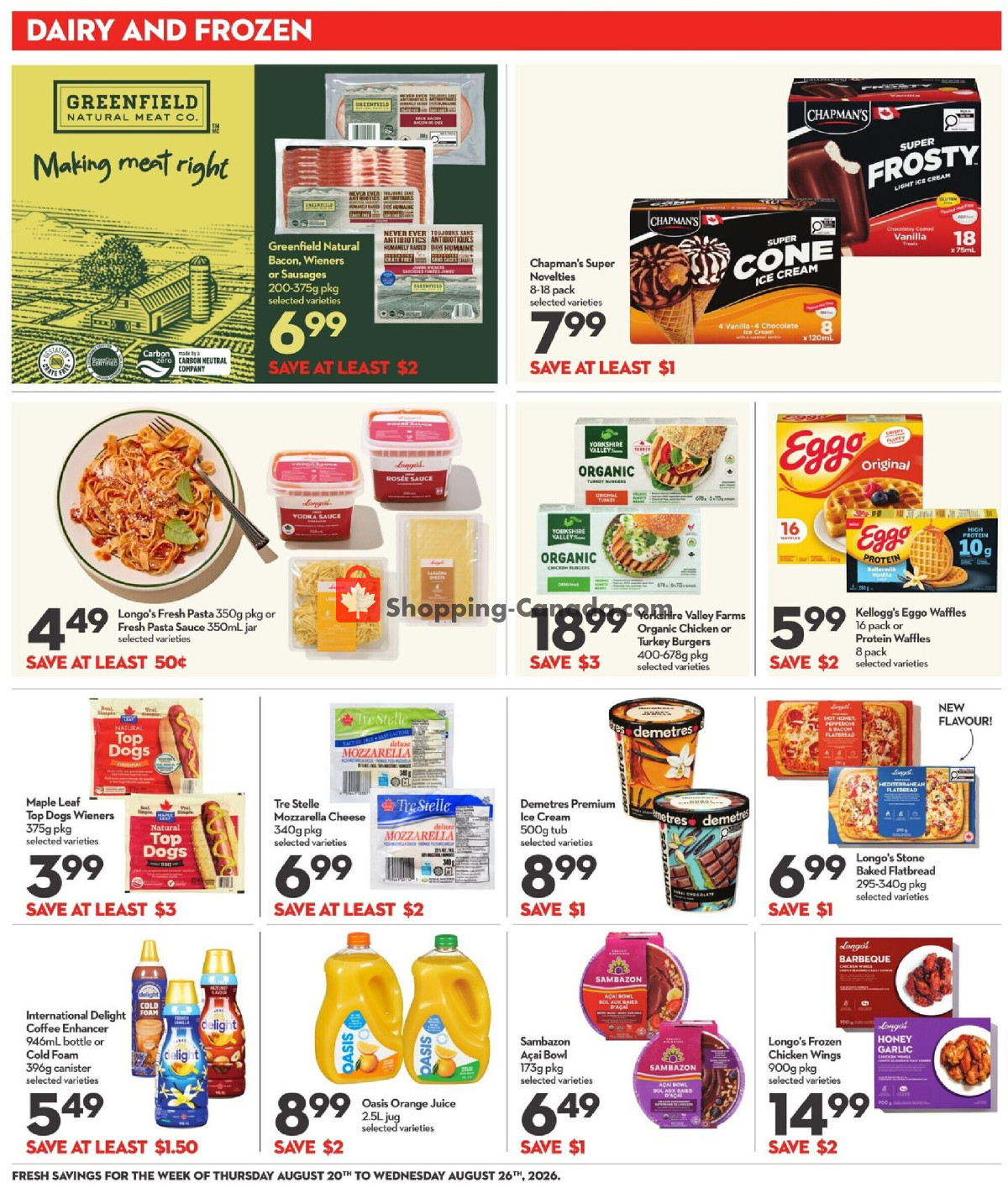 Longo’s flyer from Thursday August 20, 2026 to Wednesday August 26, 2026 - page 11