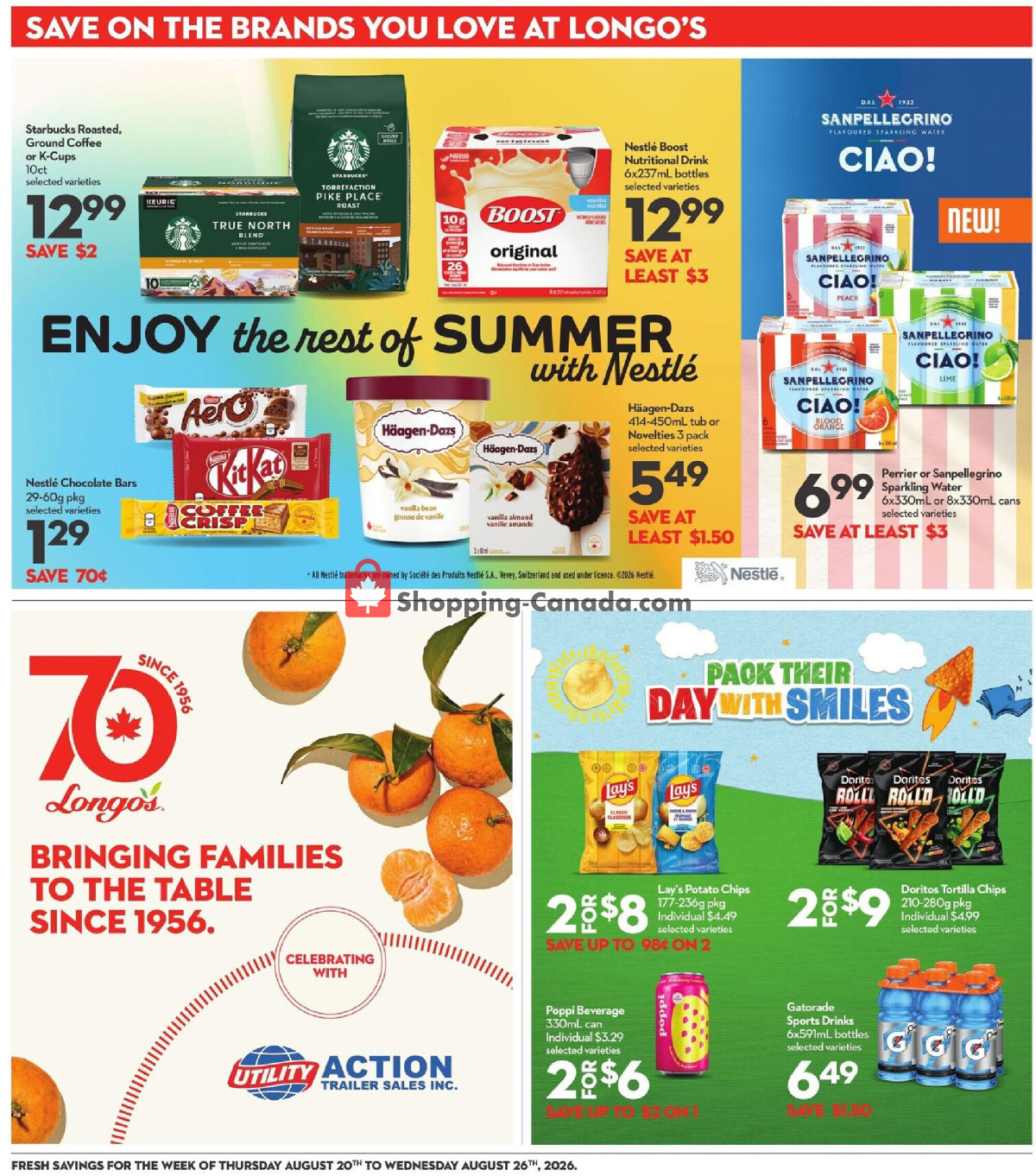 Longo’s flyer from Thursday August 20, 2026 to Wednesday August 26, 2026 - page 13