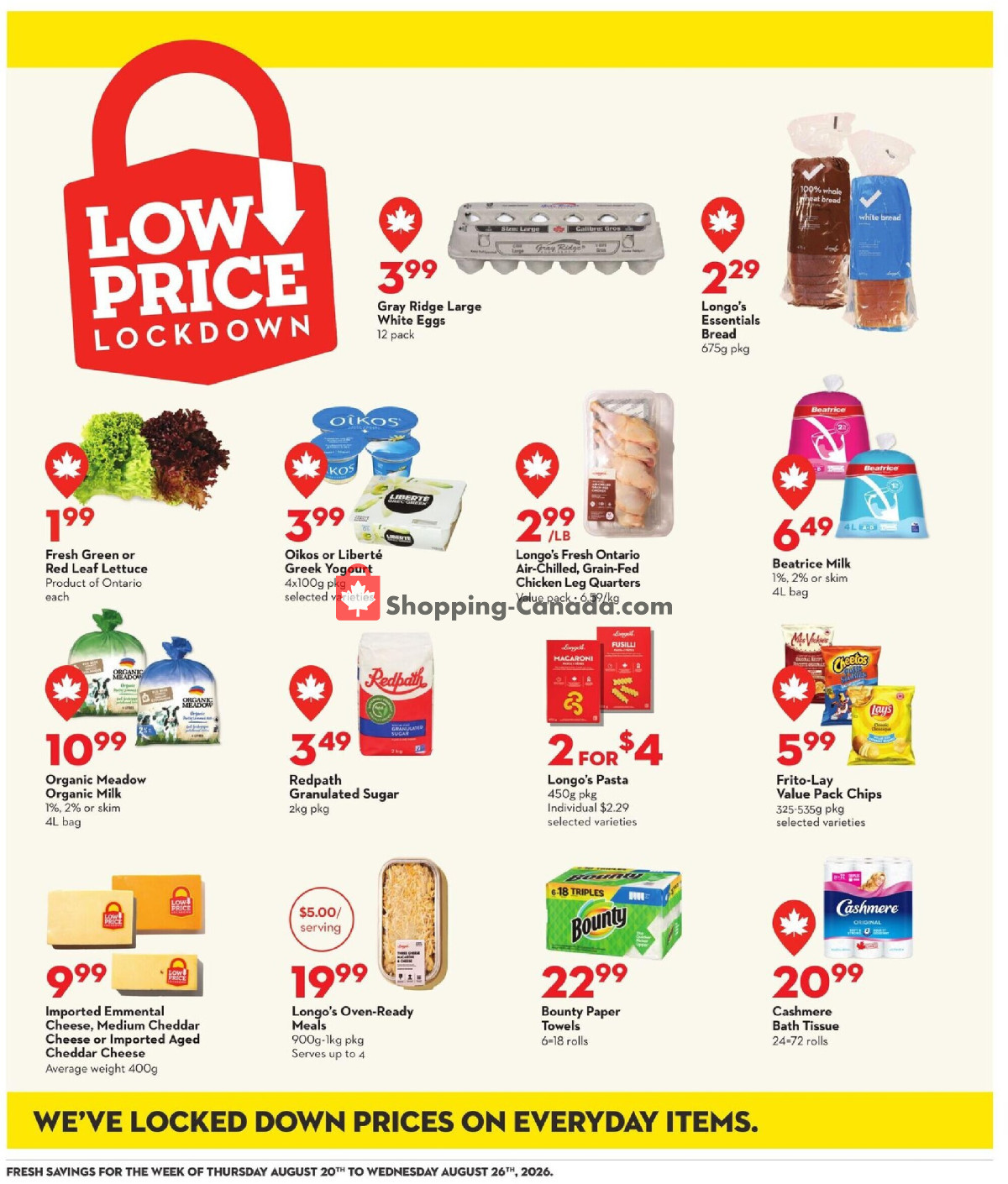 Longo’s flyer from Thursday August 20, 2026 to Wednesday August 26, 2026 - page 17