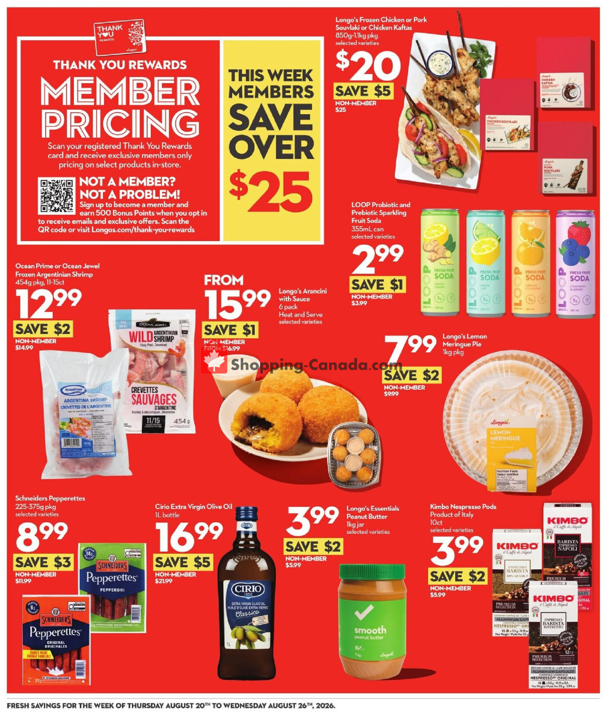 Longo’s flyer from Thursday August 20, 2026 to Wednesday August 26, 2026 - page 4