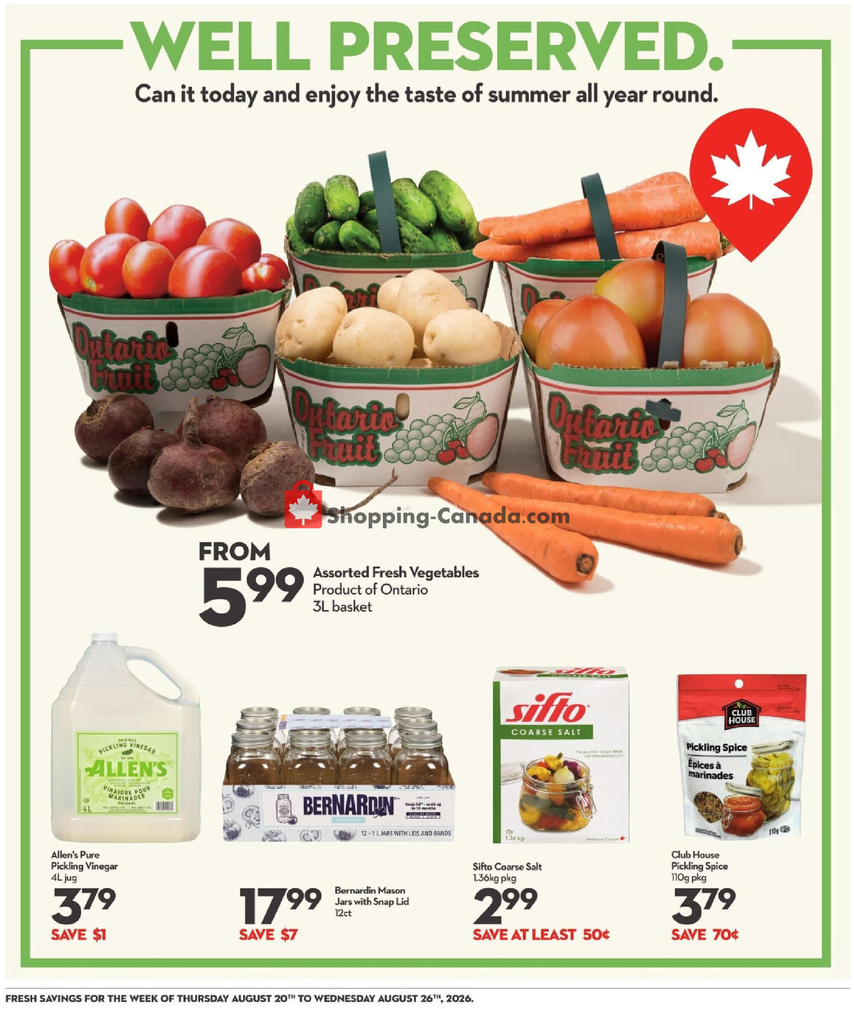 Longo’s flyer from Thursday August 20, 2026 to Wednesday August 26, 2026 - page 7