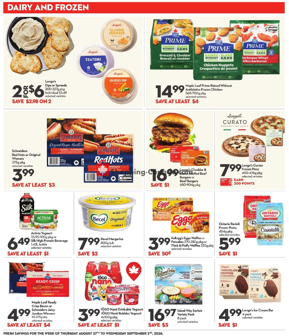 Longo’s flyer from Thursday August 27, 2026 to Wednesday September 2, 2026 - page 11