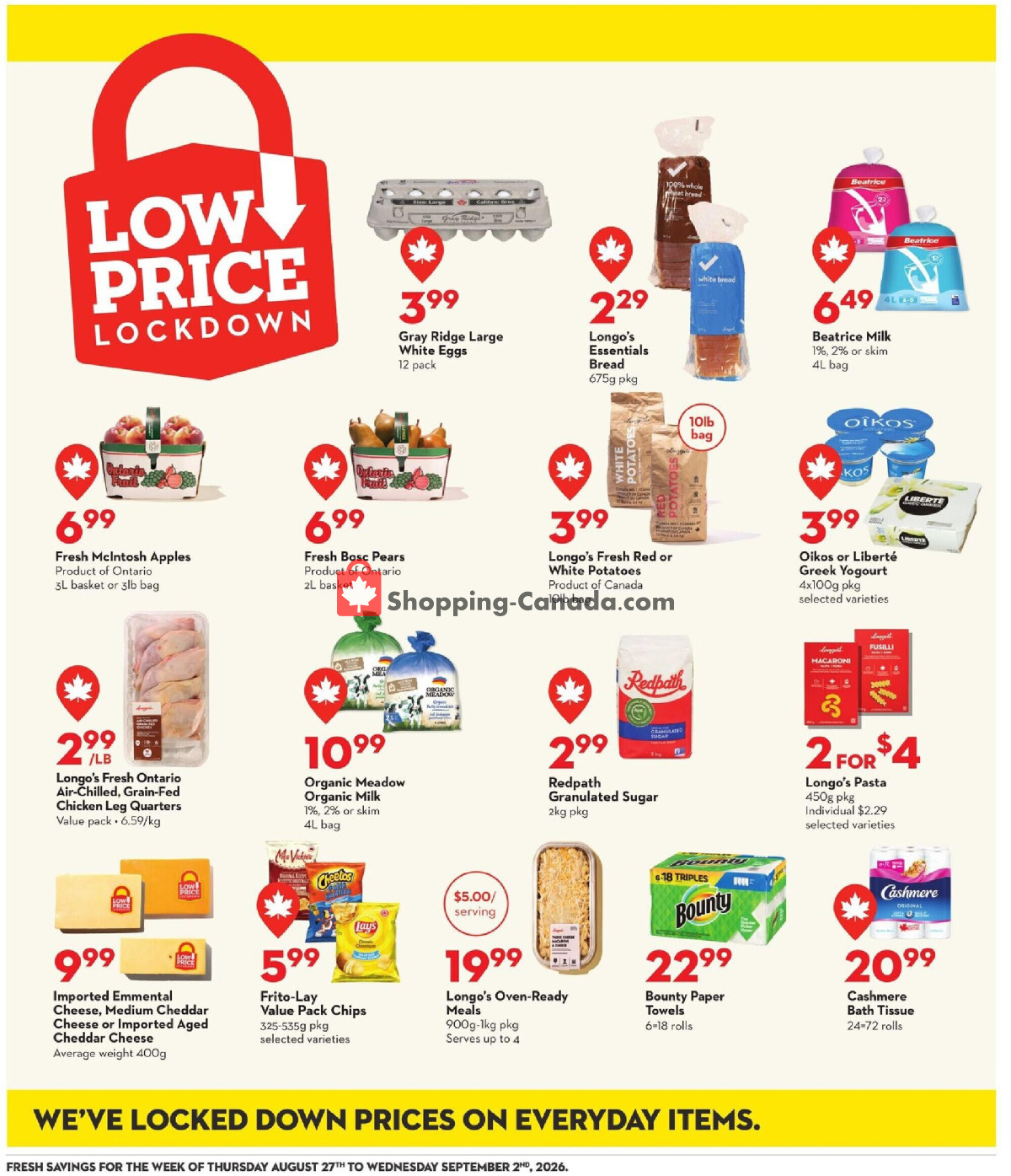 Longo’s flyer from Thursday August 27, 2026 to Wednesday September 2, 2026 - page 14