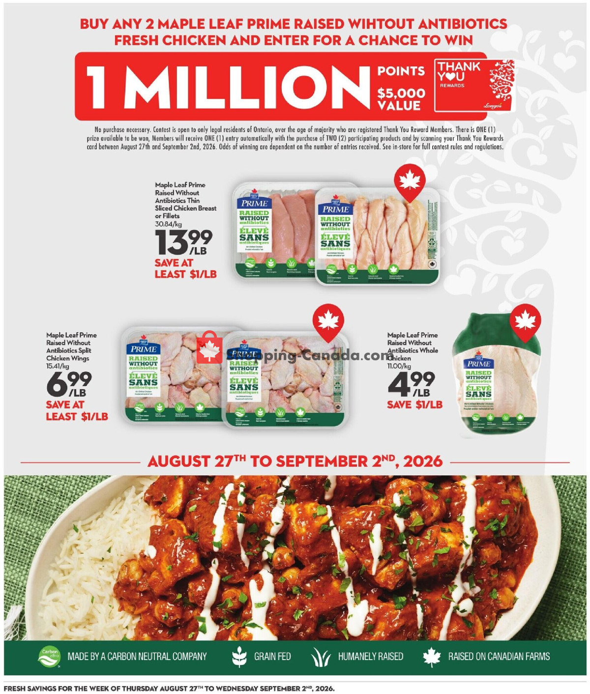 Longo’s flyer from Thursday August 27, 2026 to Wednesday September 2, 2026 - page 7