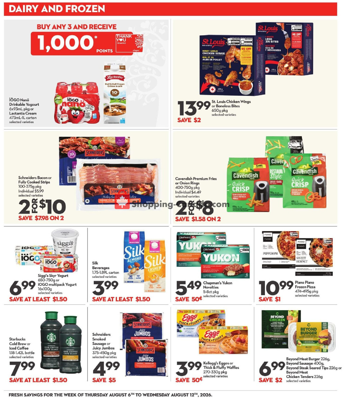 Longo’s flyer from Thursday August 6, 2026 to Wednesday August 12, 2026 - page 13