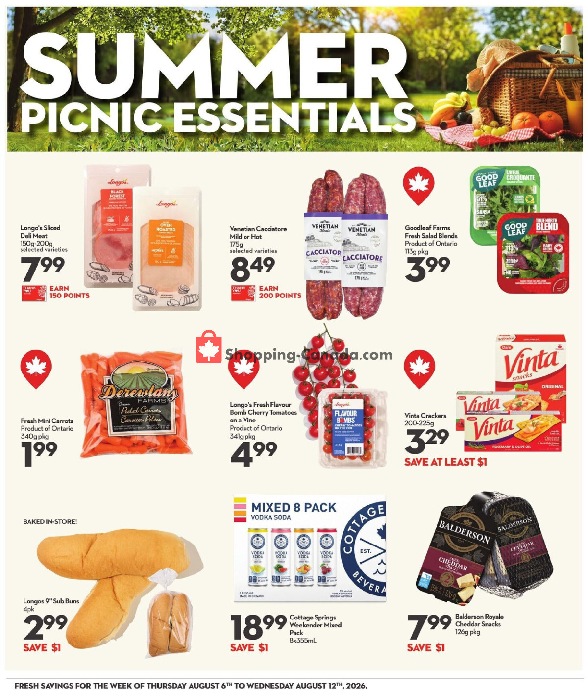 Longo’s flyer from Thursday August 6, 2026 to Wednesday August 12, 2026 - page 16