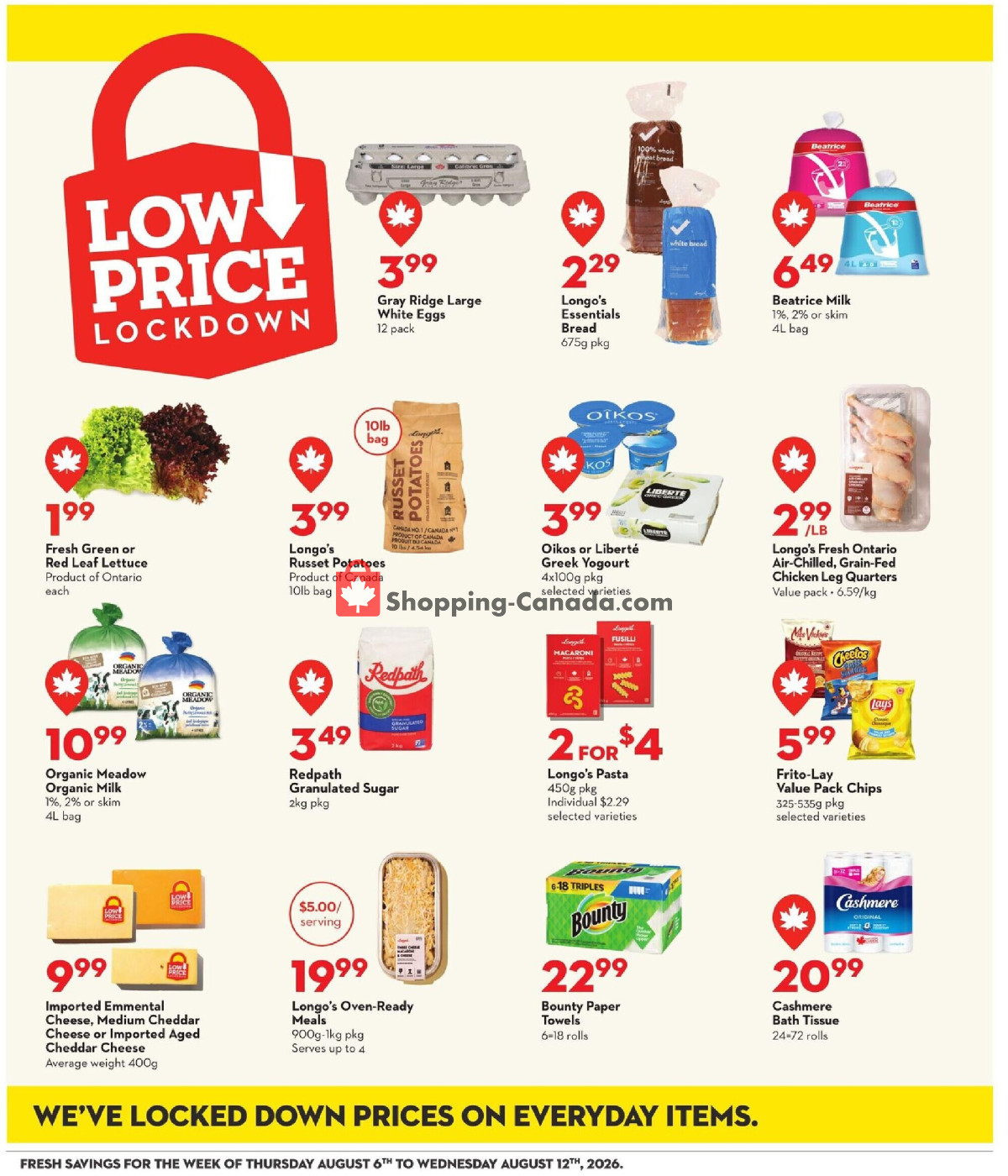 Longo’s flyer from Thursday August 6, 2026 to Wednesday August 12, 2026 - page 19