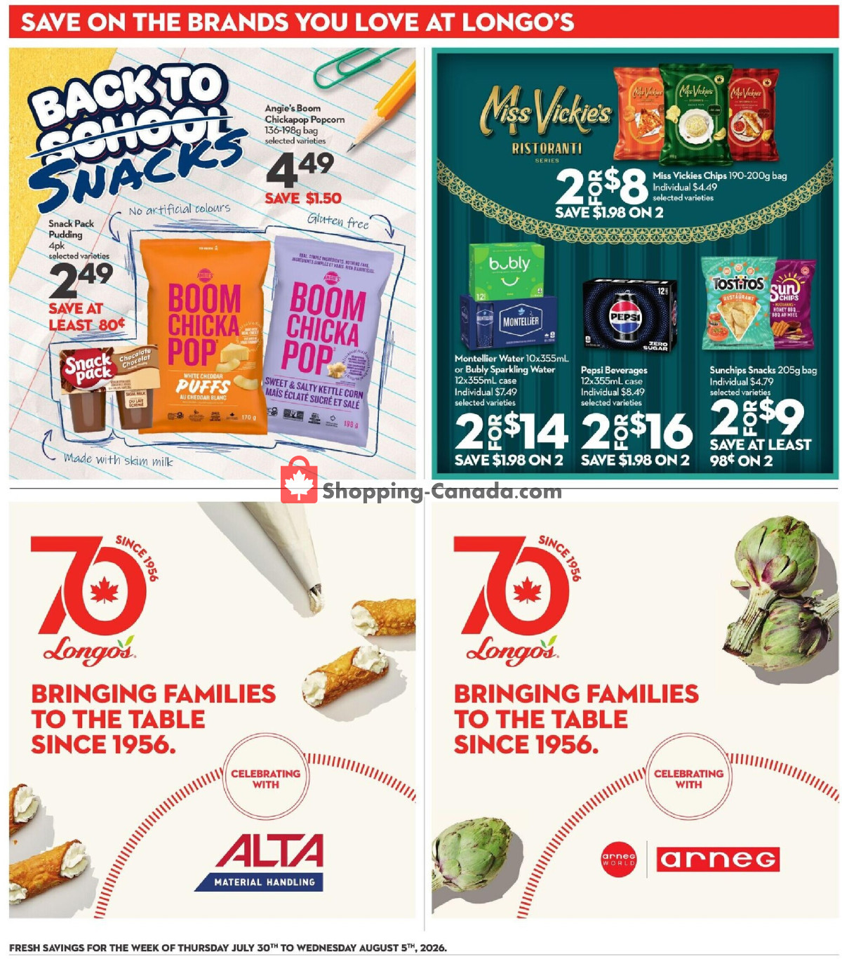 Longo’s flyer from Thursday August 6, 2026 to Wednesday August 12, 2026 - page 21