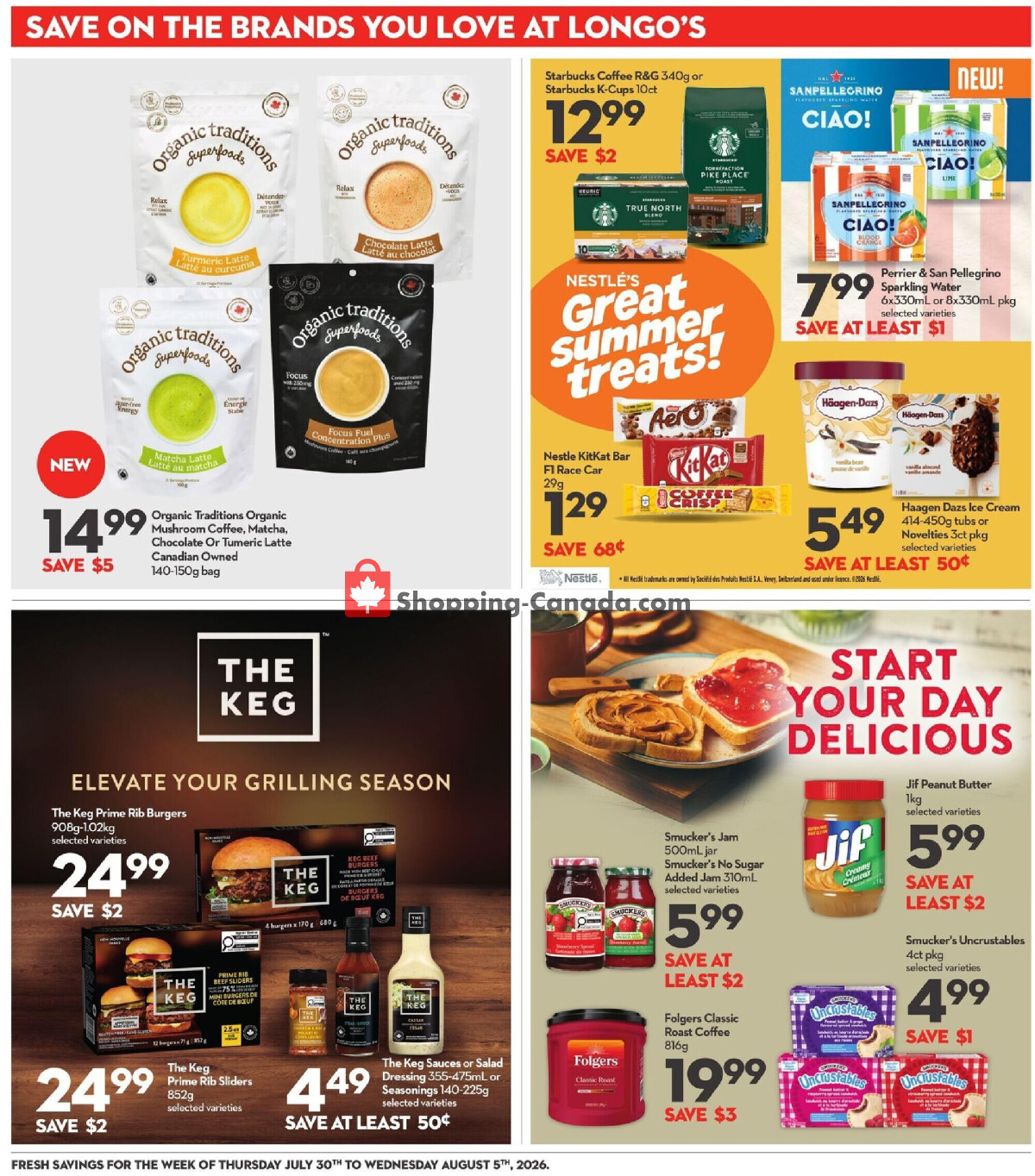 Longo’s flyer from Thursday August 6, 2026 to Wednesday August 12, 2026 - page 22