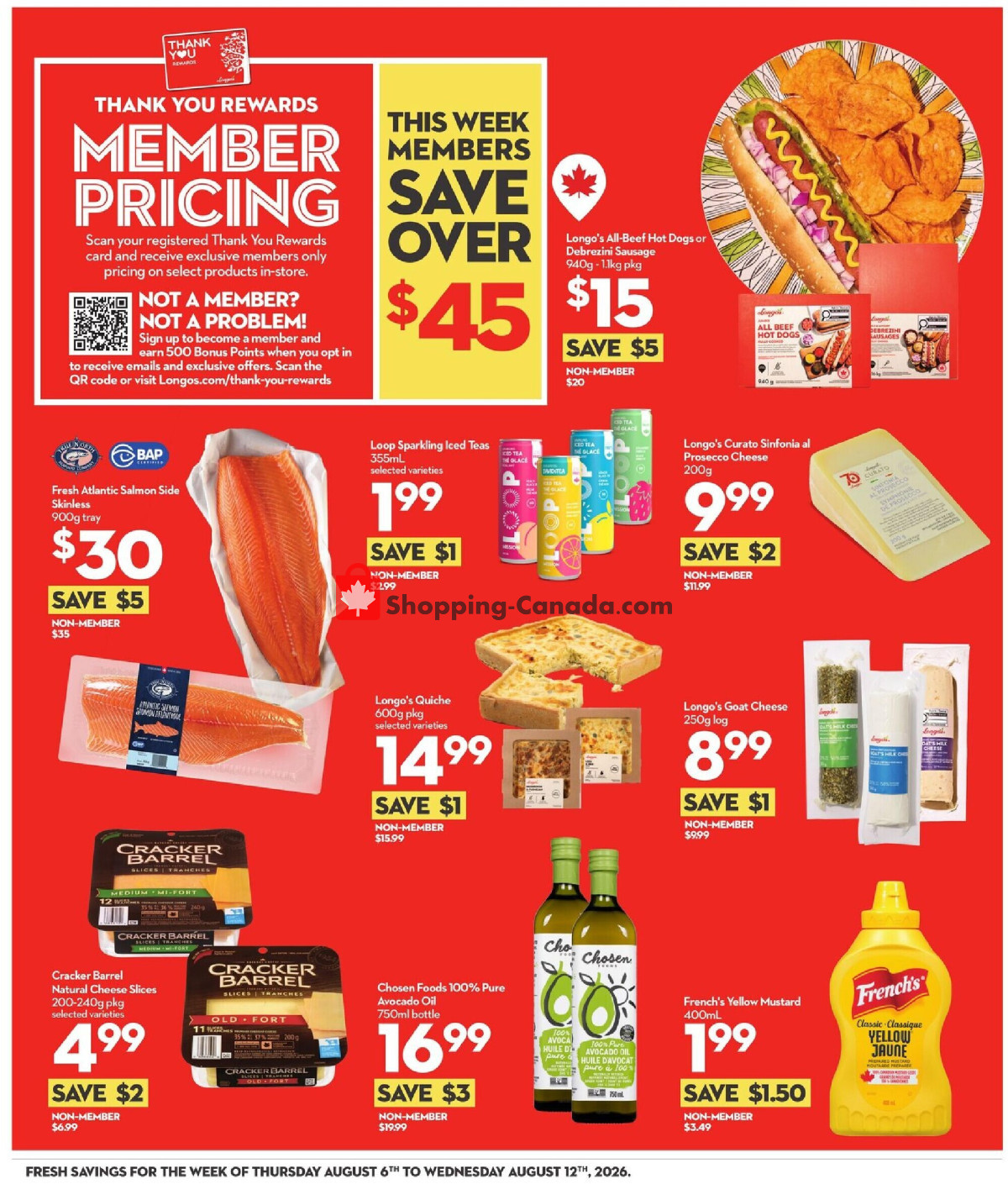 Longo’s flyer from Thursday August 6, 2026 to Wednesday August 12, 2026 - page 4