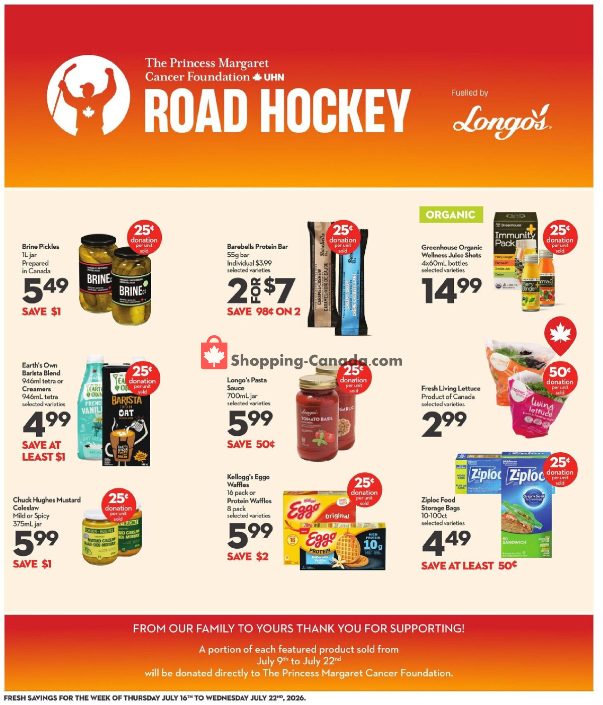 Longo’s flyer from Thursday July 16, 2026 to Wednesday July 22, 2026 - page 10