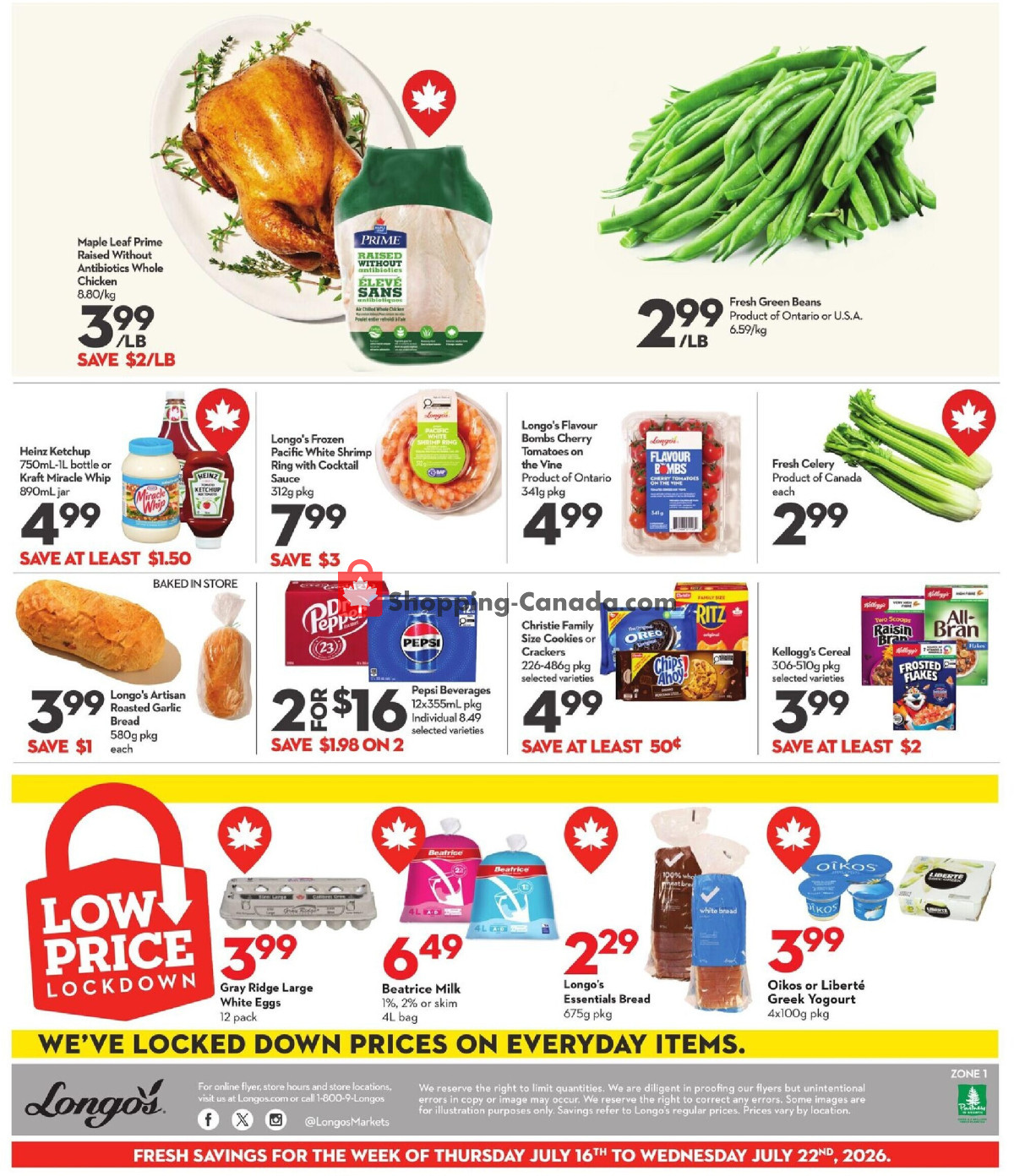 Longo’s flyer from Thursday July 16, 2026 to Wednesday July 22, 2026 - page 3