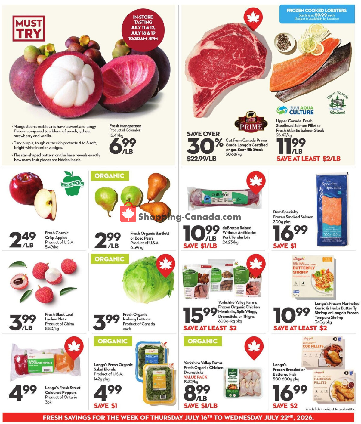 Longo’s flyer from Thursday July 16, 2026 to Wednesday July 22, 2026 - page 6