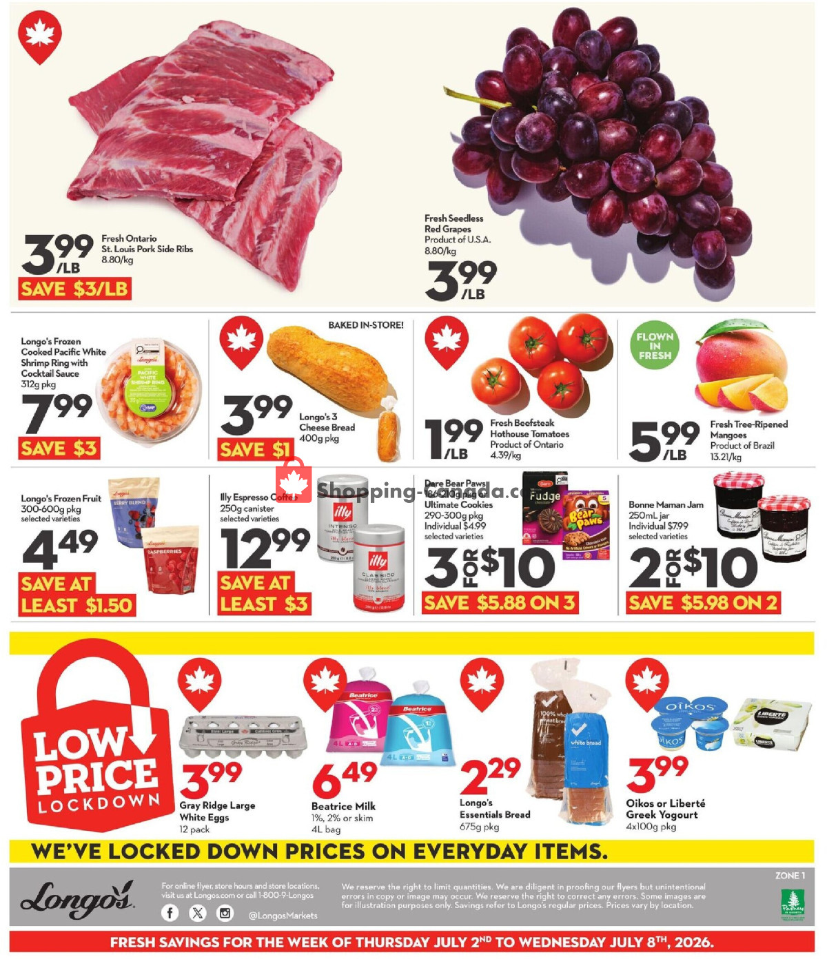 Longo’s flyer from Thursday July 2, 2026 to Wednesday July 8, 2026 - page 3