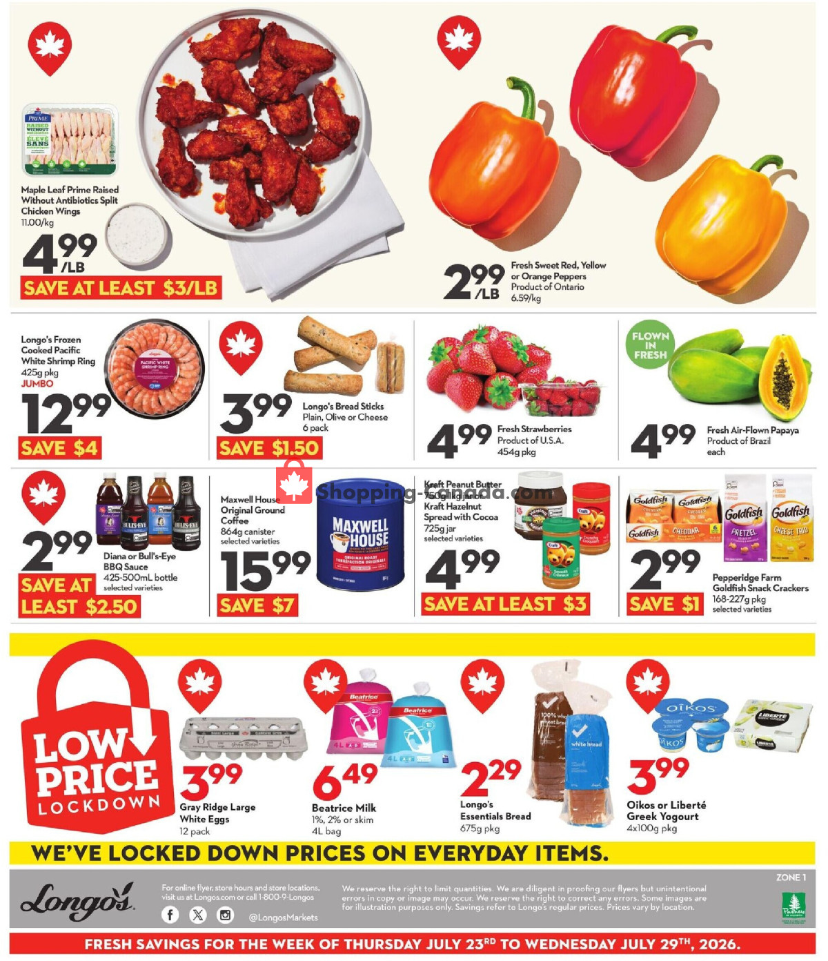 Longo’s flyer from Thursday July 23, 2026 to Wednesday July 29, 2026 - page 3