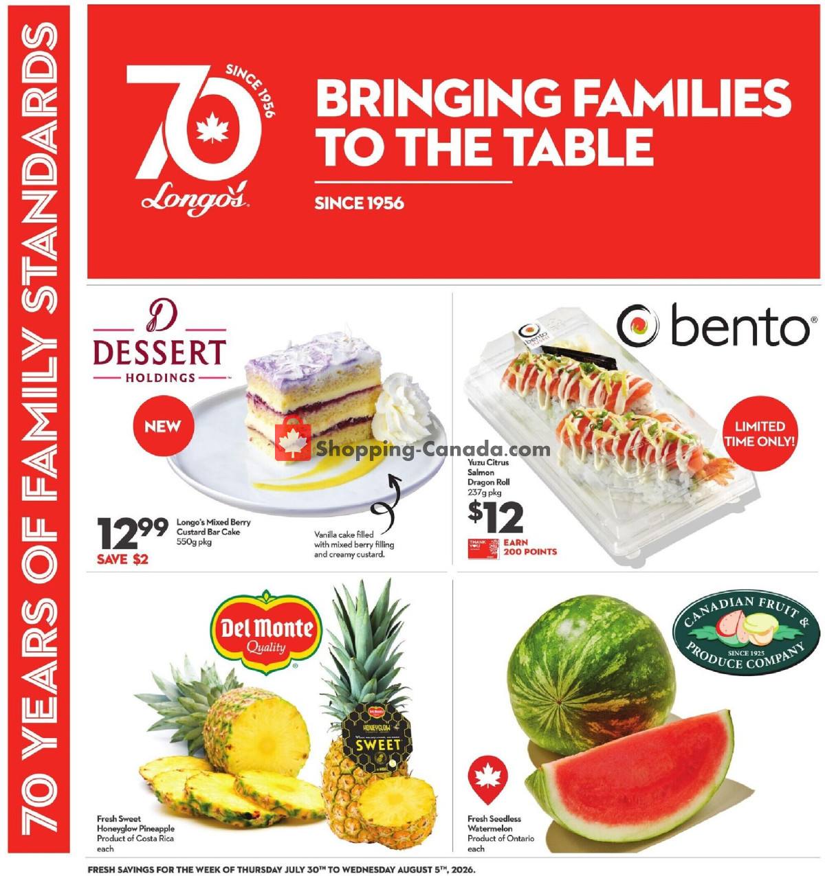 Longo’s flyer from Thursday July 30, 2026 to Wednesday August 5, 2026 - page 11