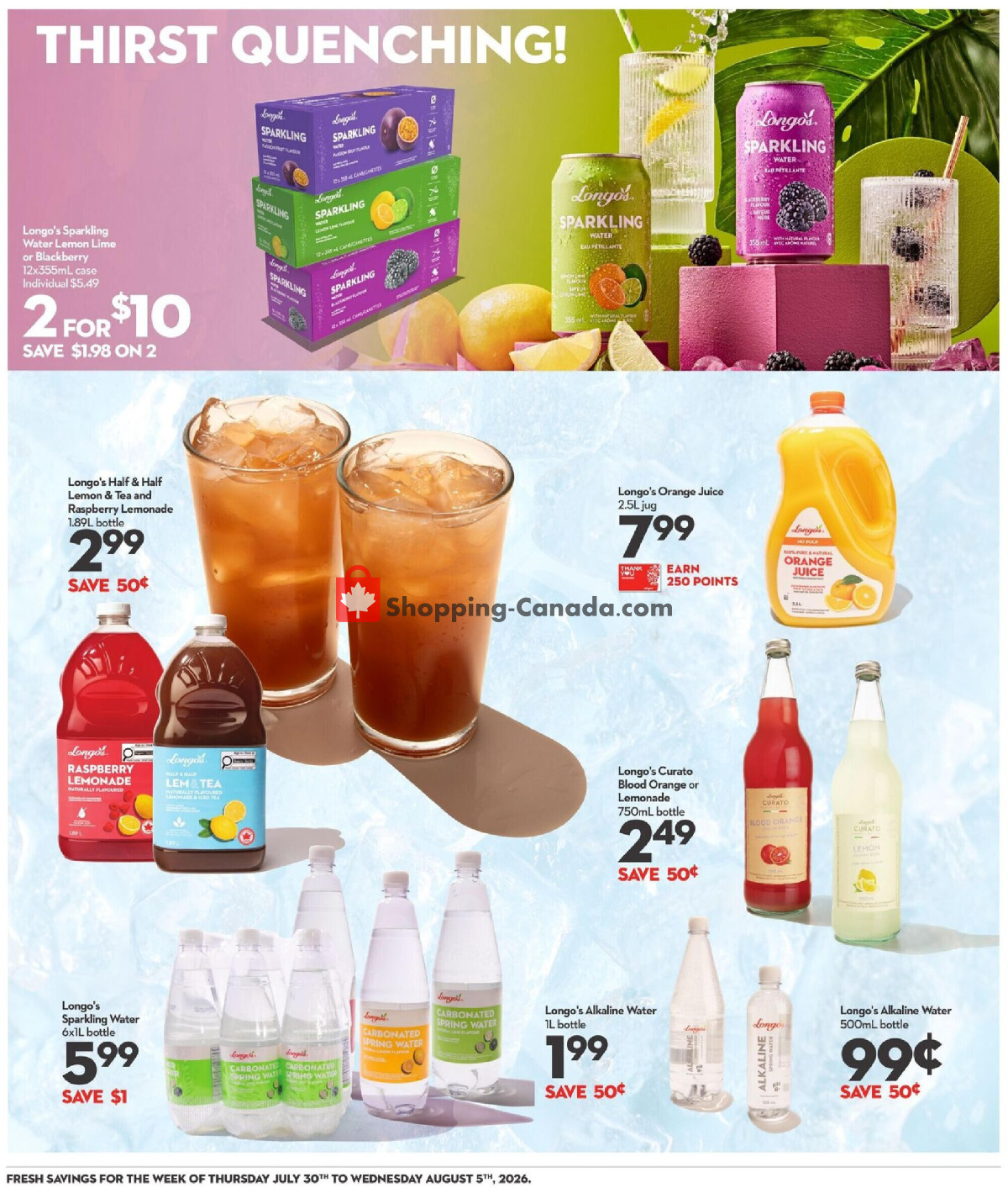 Longo’s flyer from Thursday July 30, 2026 to Wednesday August 5, 2026 - page 16
