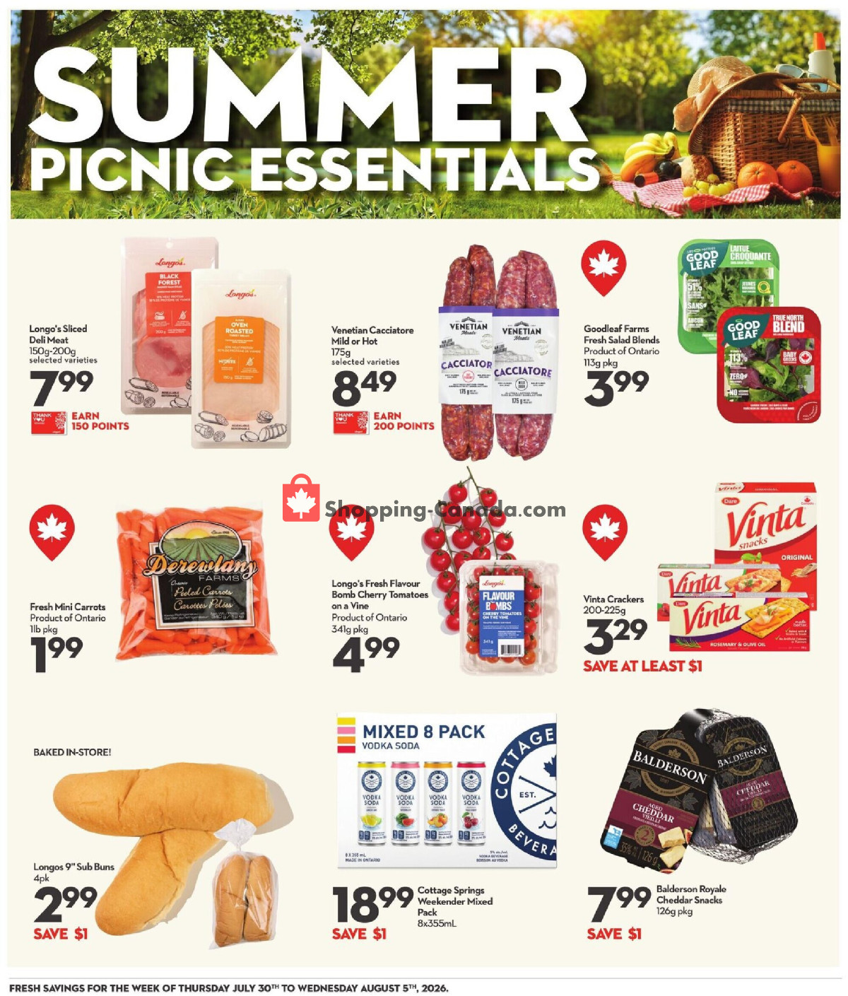 Longo’s flyer from Thursday July 30, 2026 to Wednesday August 5, 2026 - page 17
