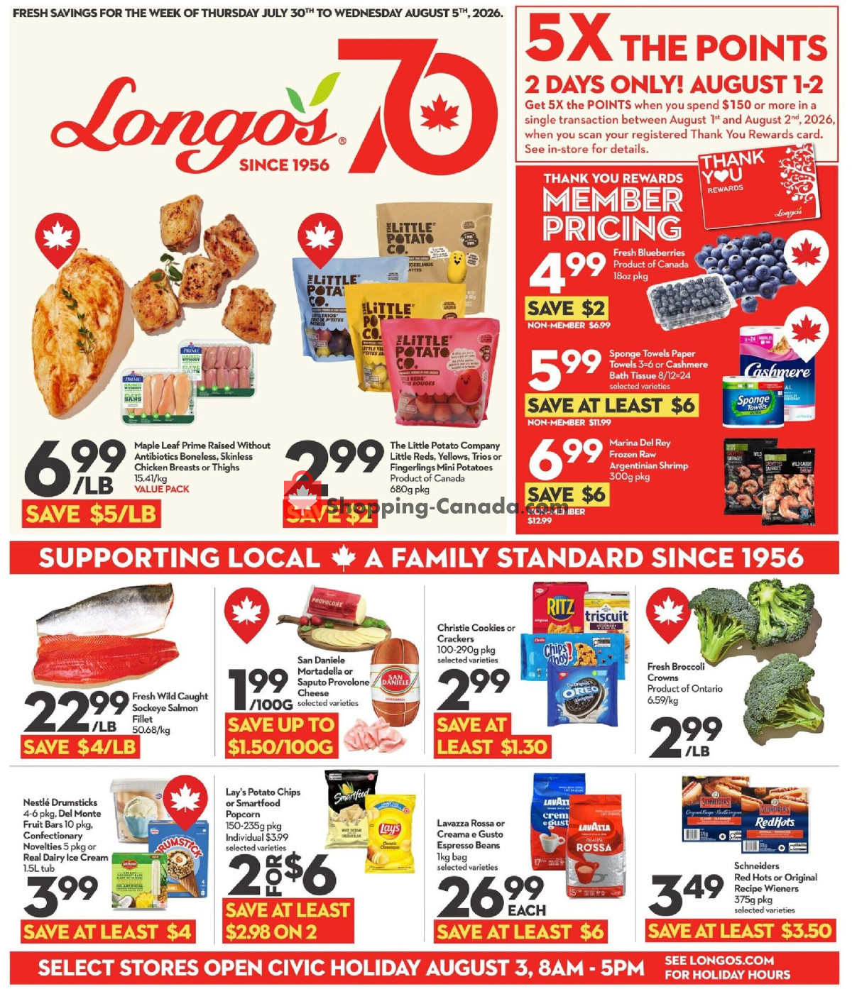 Longo’s flyer from Thursday July 30, 2026 to Wednesday August 5, 2026 - page 3