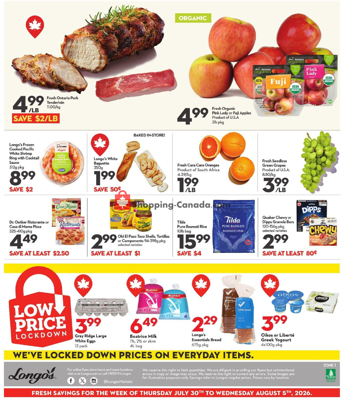Longo’s flyer from Thursday July 30, 2026 to Wednesday August 5, 2026 - page 4