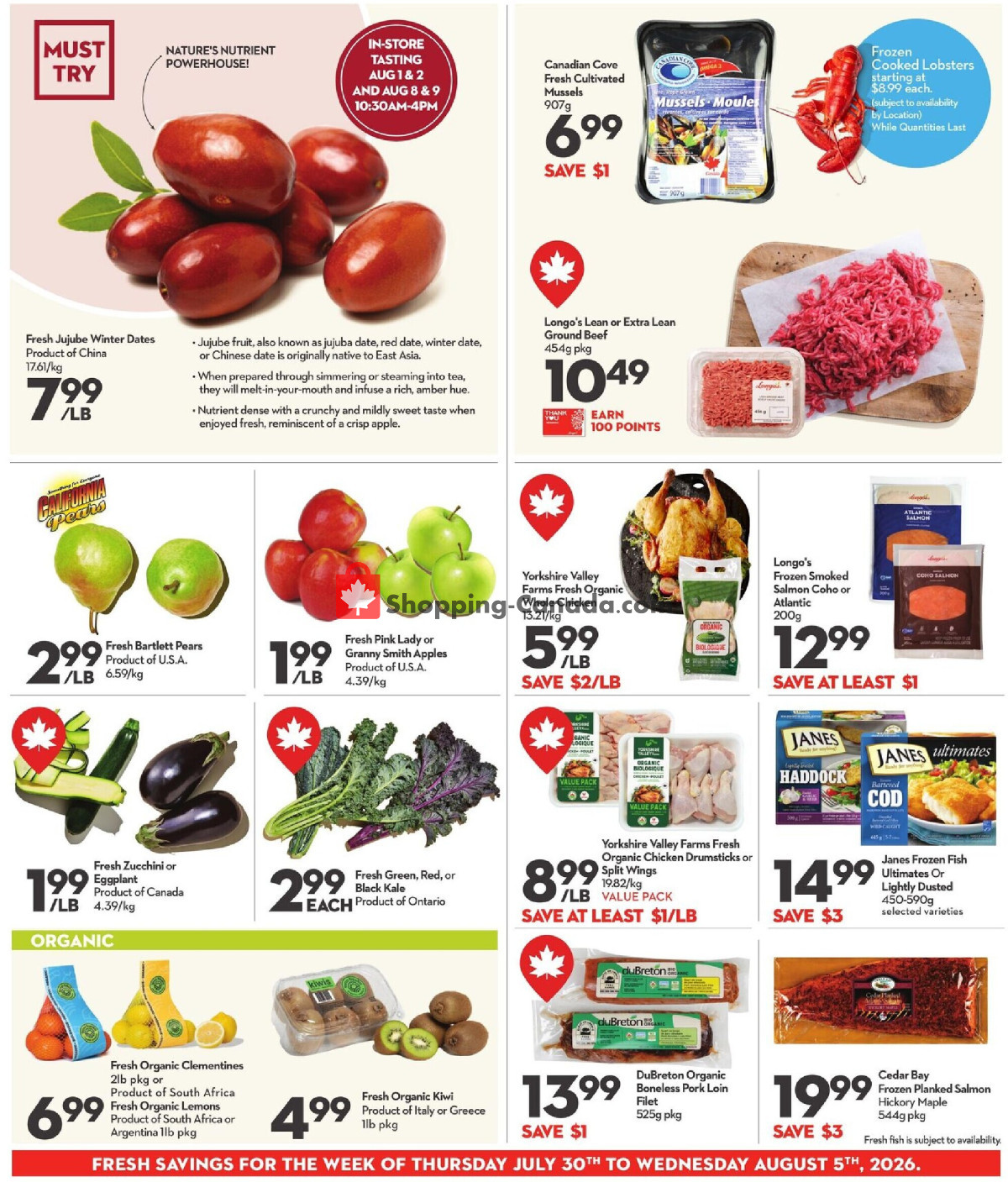 Longo’s flyer from Thursday July 30, 2026 to Wednesday August 5, 2026 - page 6