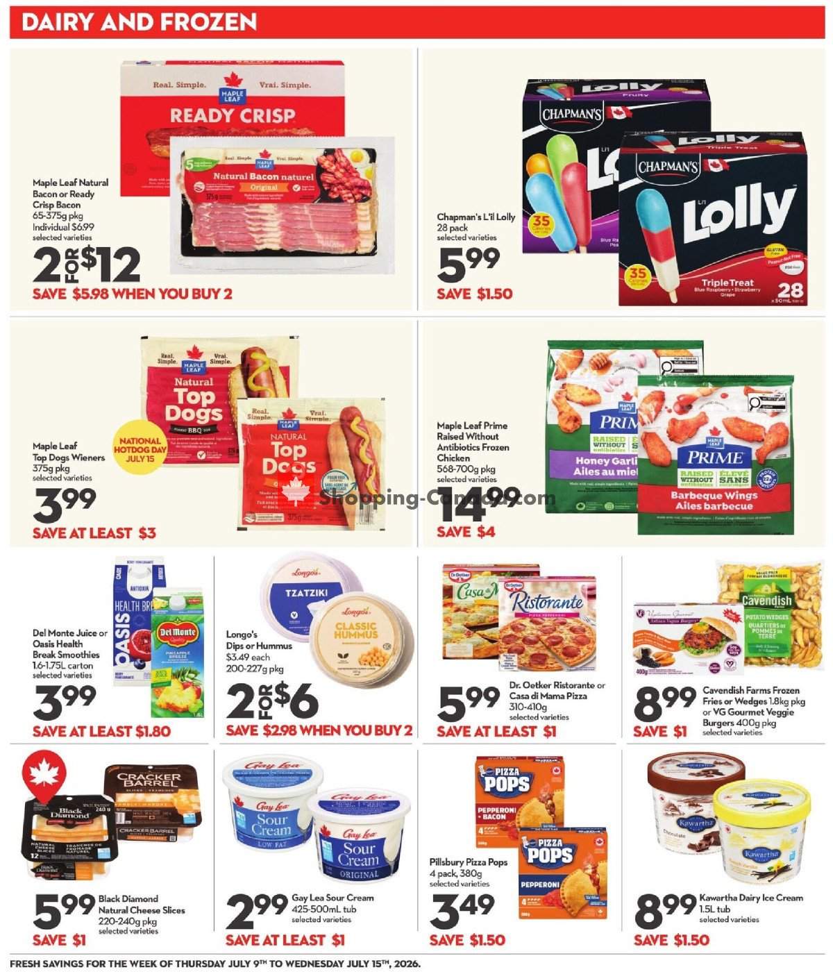 Longo’s flyer from Thursday July 9, 2026 to Wednesday July 15, 2026 - page 8