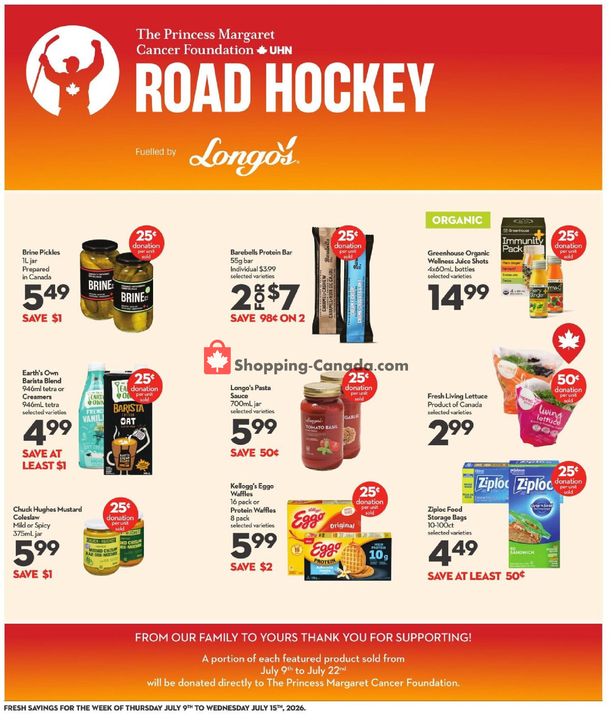 Longo’s flyer from Thursday July 9, 2026 to Wednesday July 15, 2026 - page 9