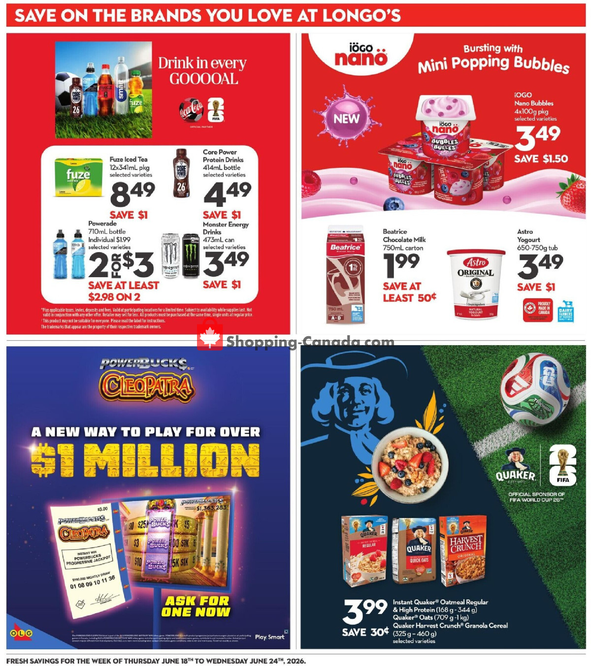 Longo’s flyer from Thursday June 18, 2026 to Wednesday June 24, 2026 - page 20