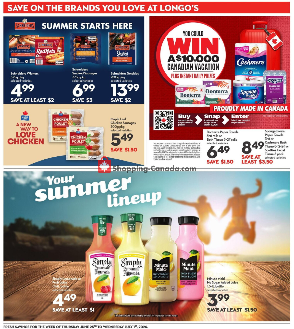 Longo’s flyer from Thursday June 25, 2026 to Wednesday July 1, 2026 - page 22