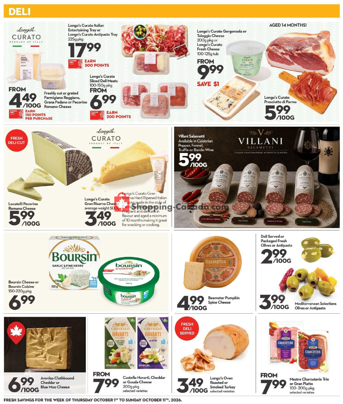 Longo’s flyer from Thursday October 1, 2026 to Sunday October 11, 2026 - page 14