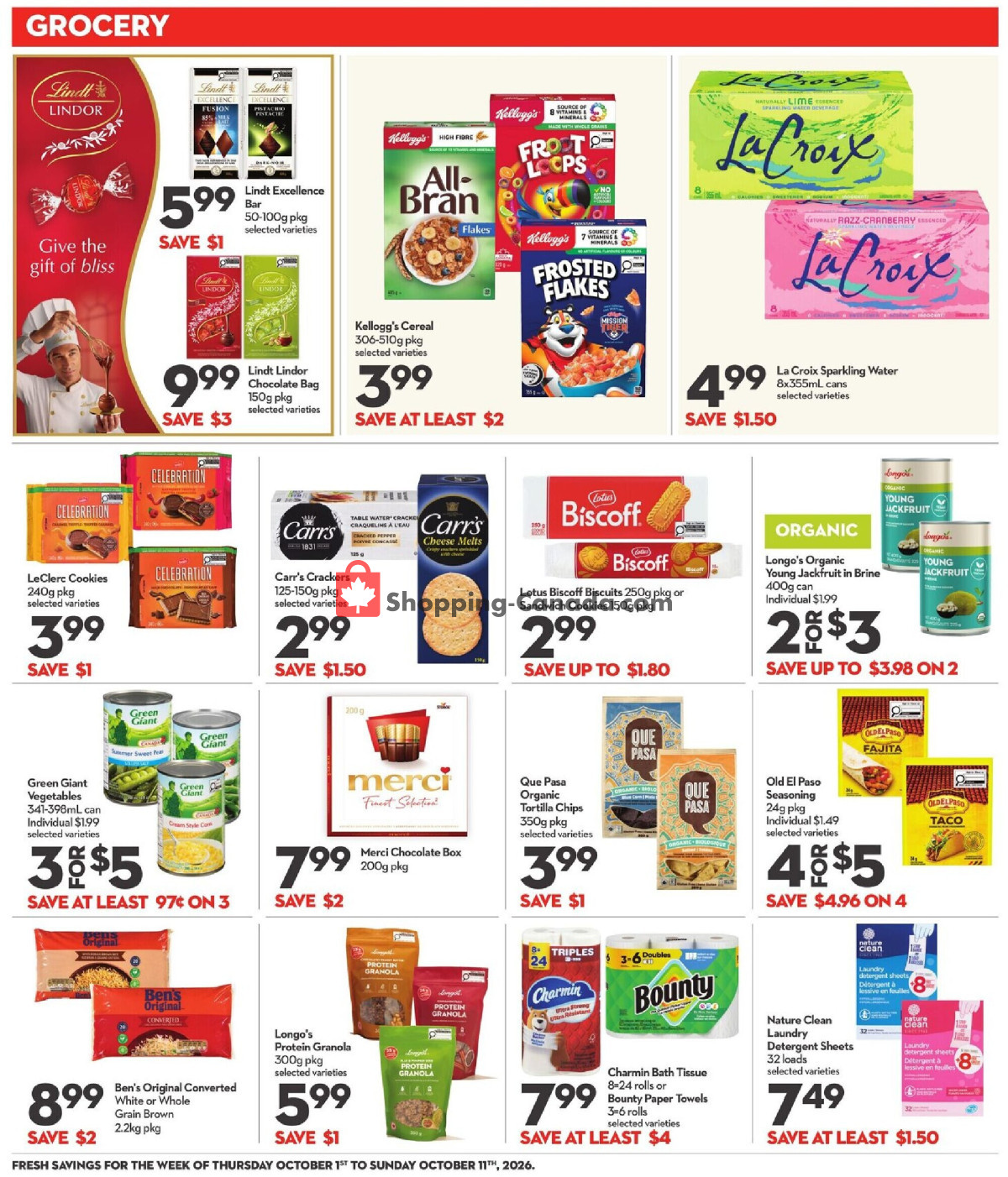Longo’s flyer from Thursday October 1, 2026 to Sunday October 11, 2026 - page 19
