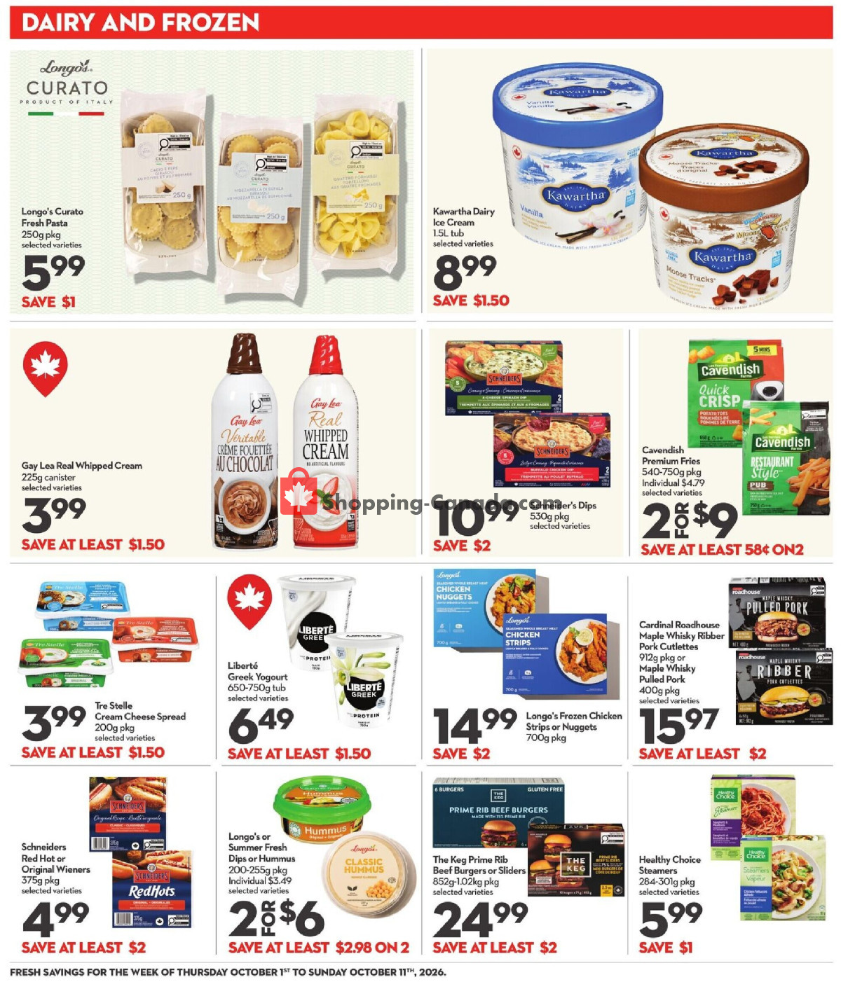 Longo’s flyer from Thursday October 1, 2026 to Sunday October 11, 2026 - page 20