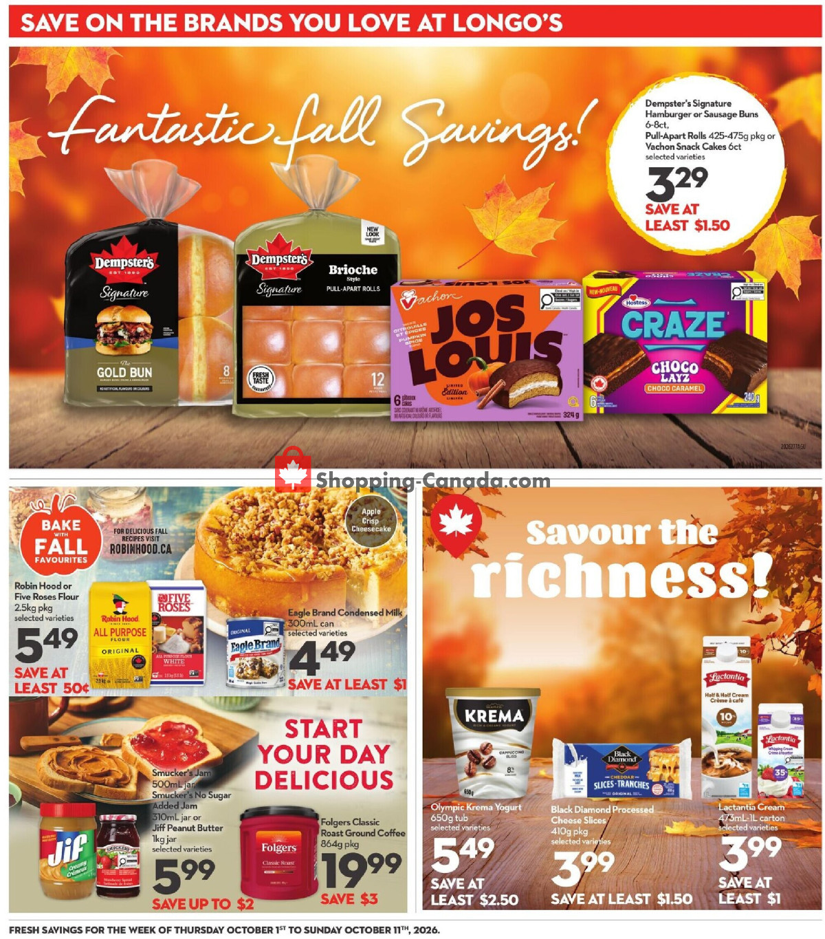 Longo’s flyer from Thursday October 1, 2026 to Sunday October 11, 2026 - page 25