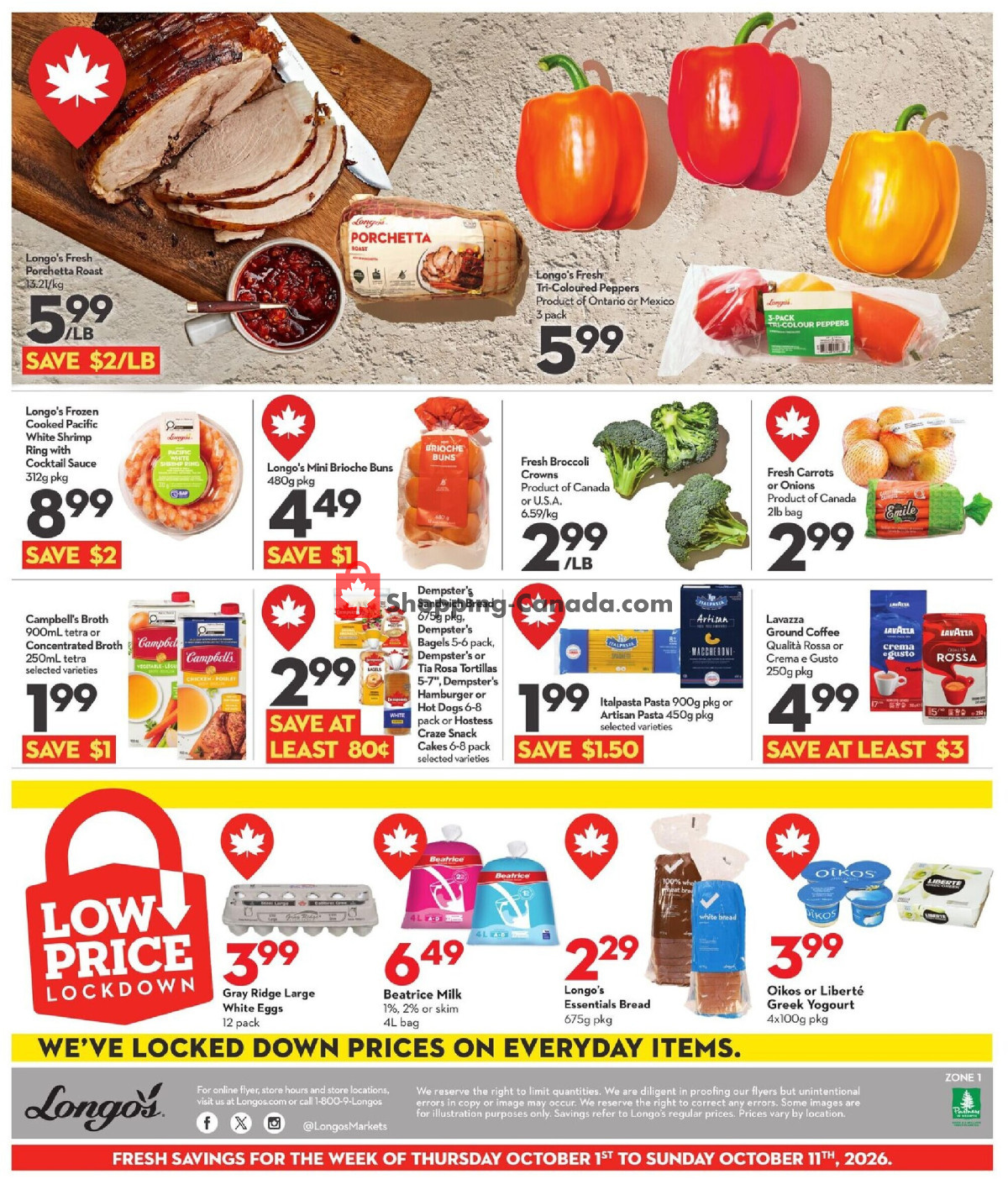 Longo’s flyer from Thursday October 1, 2026 to Sunday October 11, 2026 - page 3