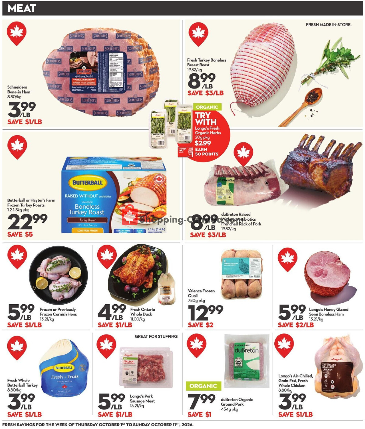Longo’s flyer from Thursday October 1, 2026 to Sunday October 11, 2026 - page 7