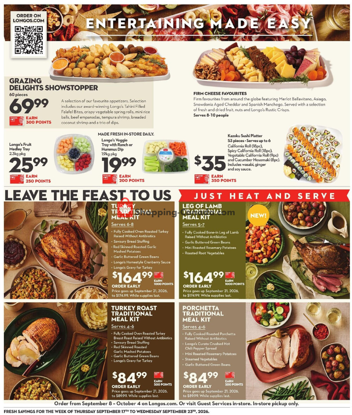 Longo’s flyer from Thursday September 17, 2026 to Wednesday September 23, 2026 - page 14