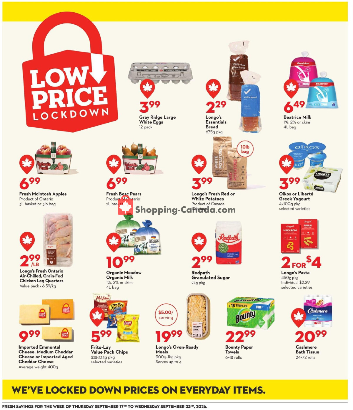 Longo’s flyer from Thursday September 17, 2026 to Wednesday September 23, 2026 - page 16