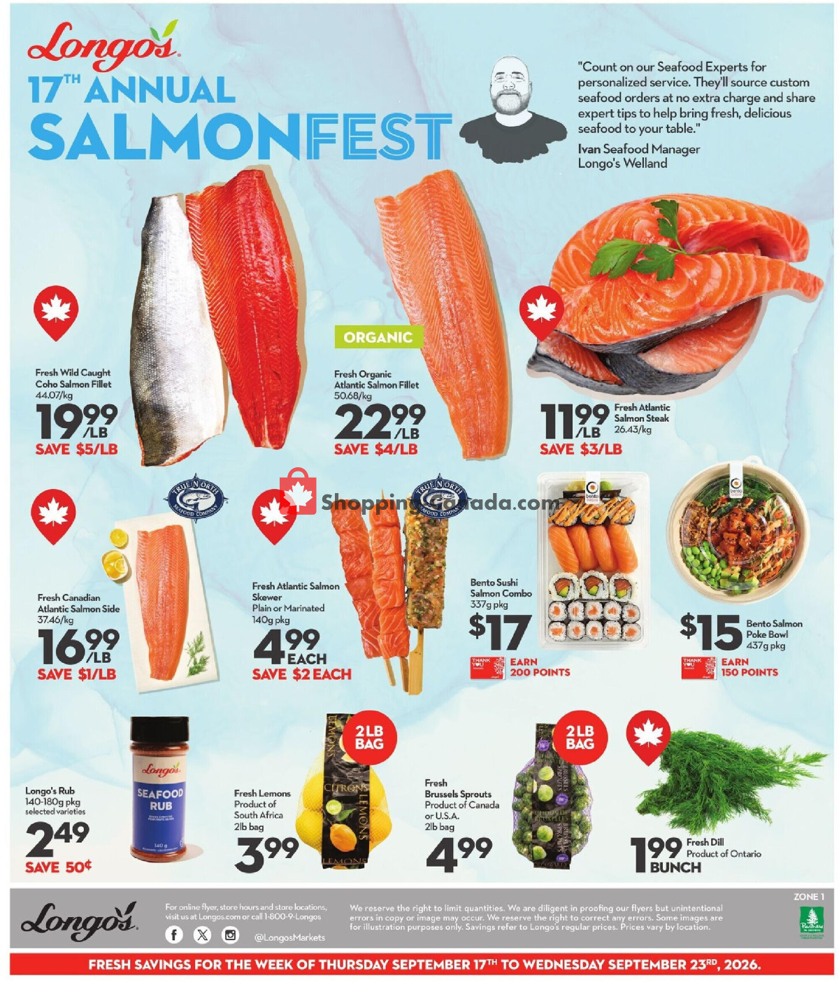 Longo’s flyer from Thursday September 17, 2026 to Wednesday September 23, 2026 - page 3