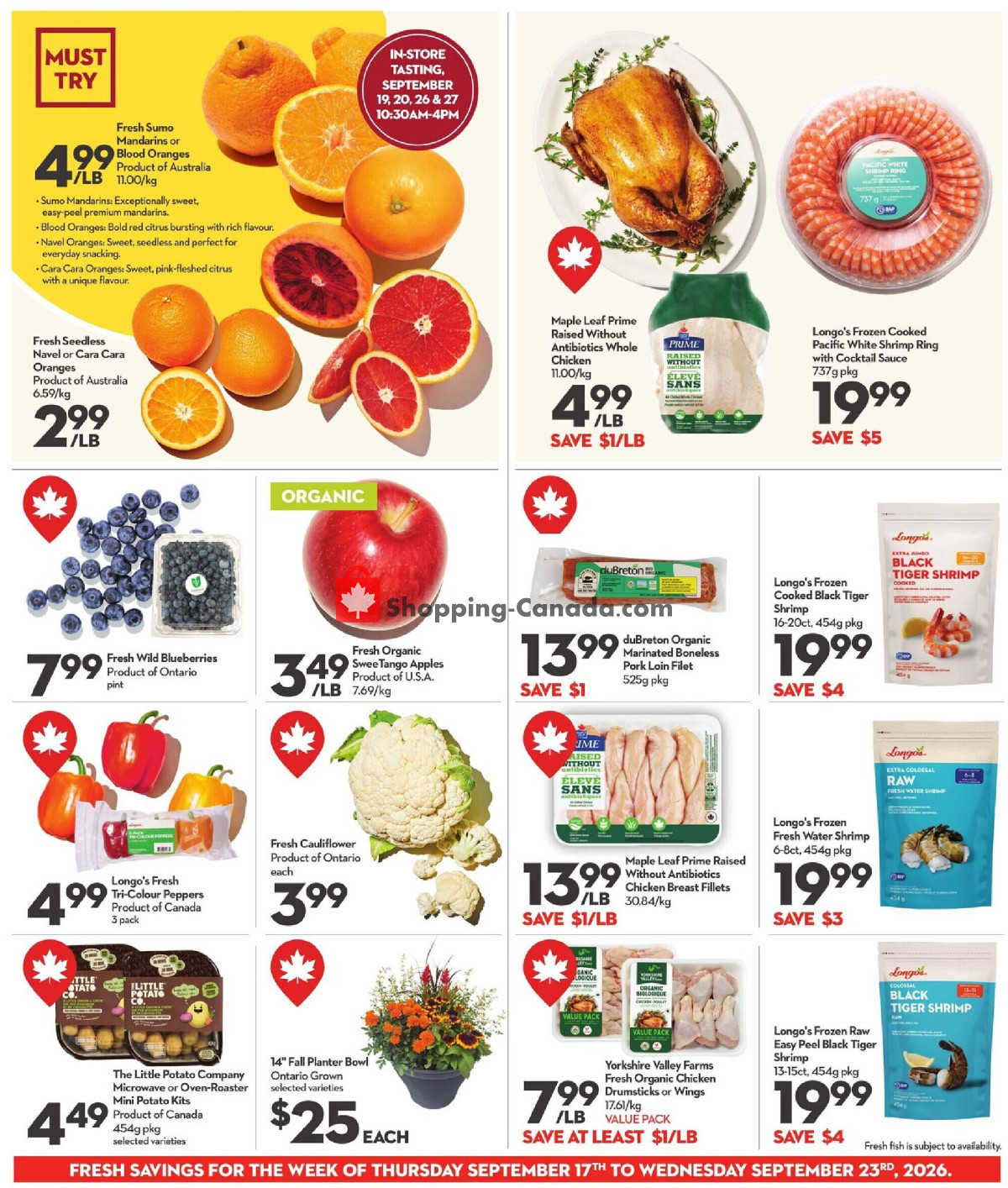 Longo’s flyer from Thursday September 17, 2026 to Wednesday September 23, 2026 - page 5