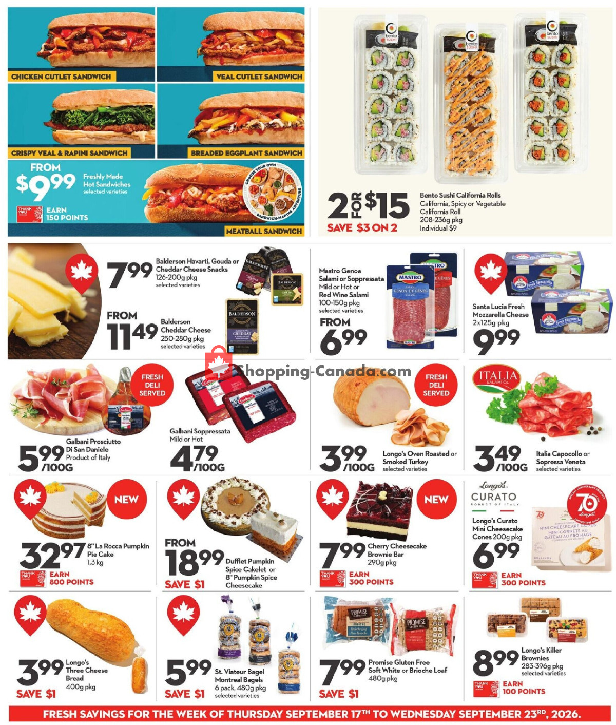 Longo’s flyer from Thursday September 17, 2026 to Wednesday September 23, 2026 - page 6