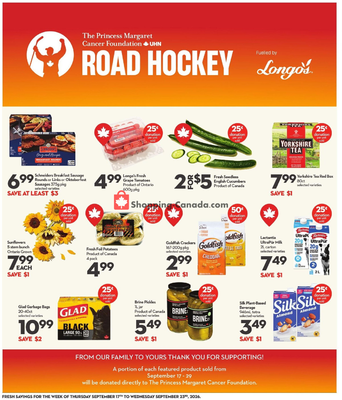 Longo’s flyer from Thursday September 17, 2026 to Wednesday September 23, 2026 - page 7