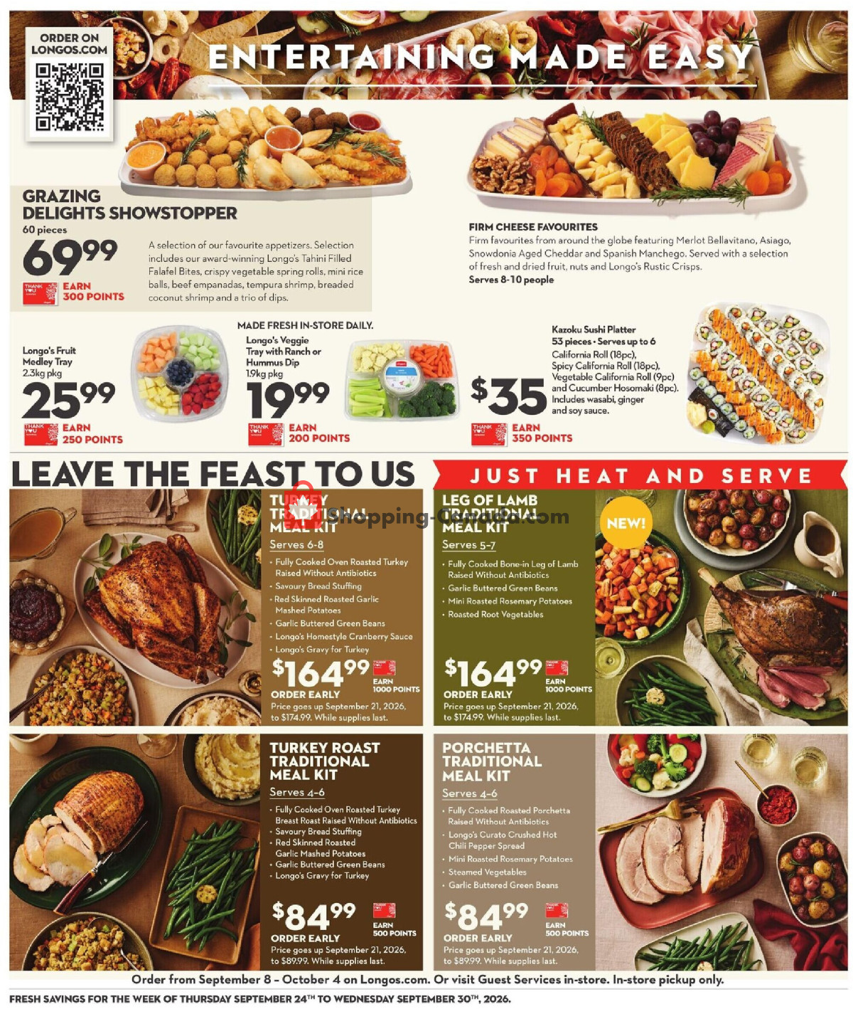 Longo’s flyer from Thursday September 24, 2026 to Wednesday September 30, 2026 - page 14